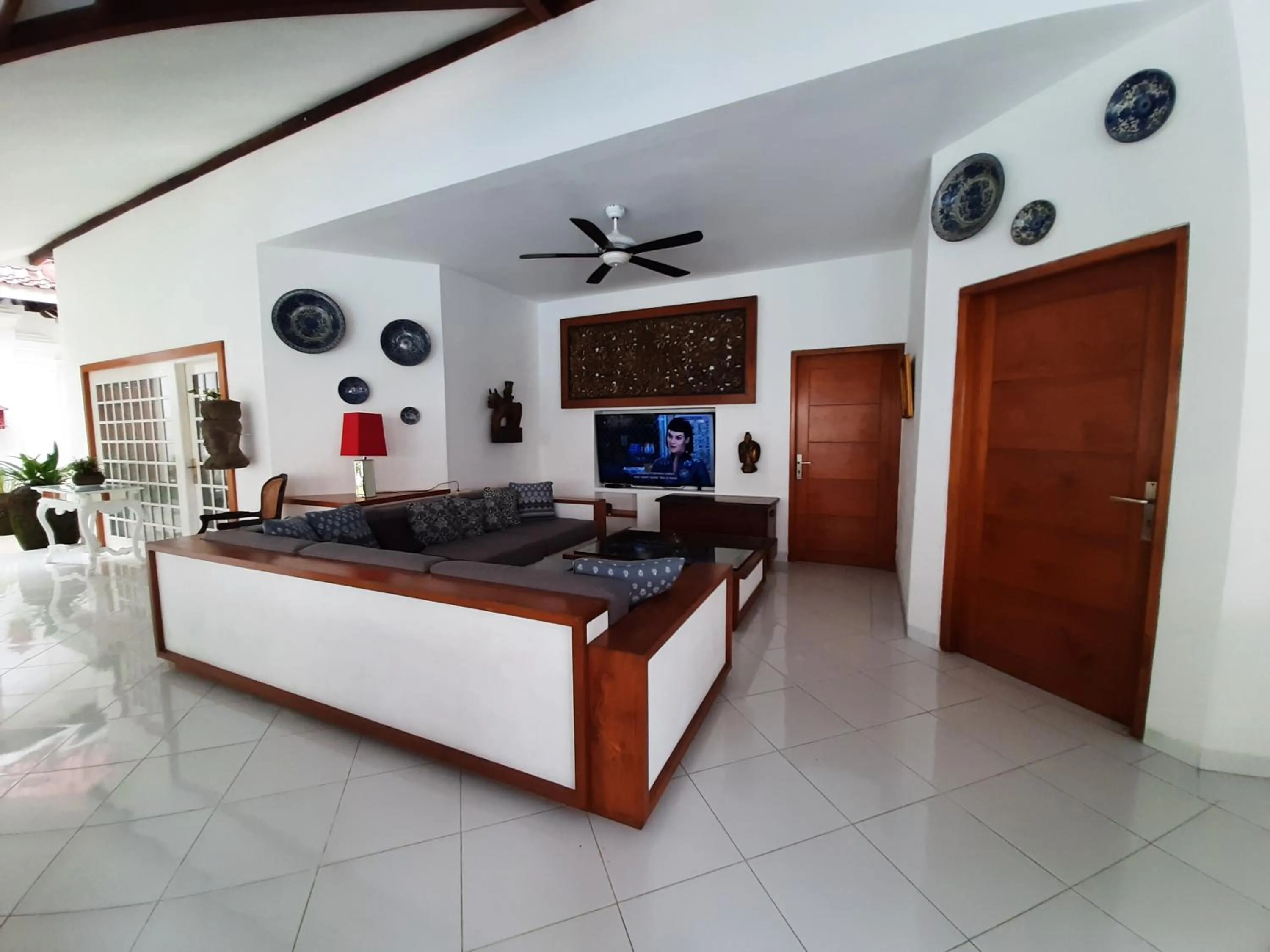 Living room in Yogyakarta Tropicana Villa