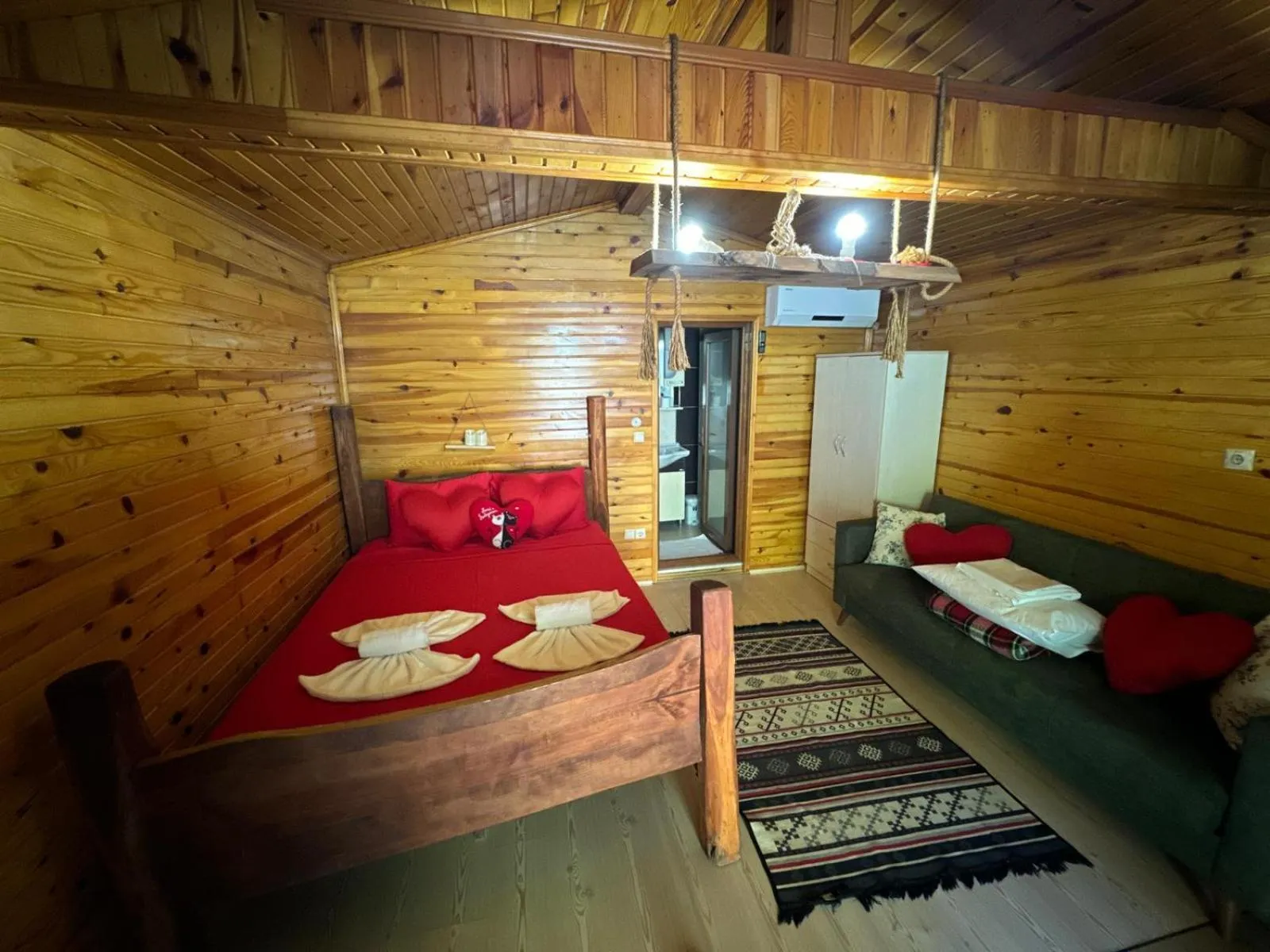 Bed in Sapanca Gönül Sofram Hotel & Bungalow & Villas