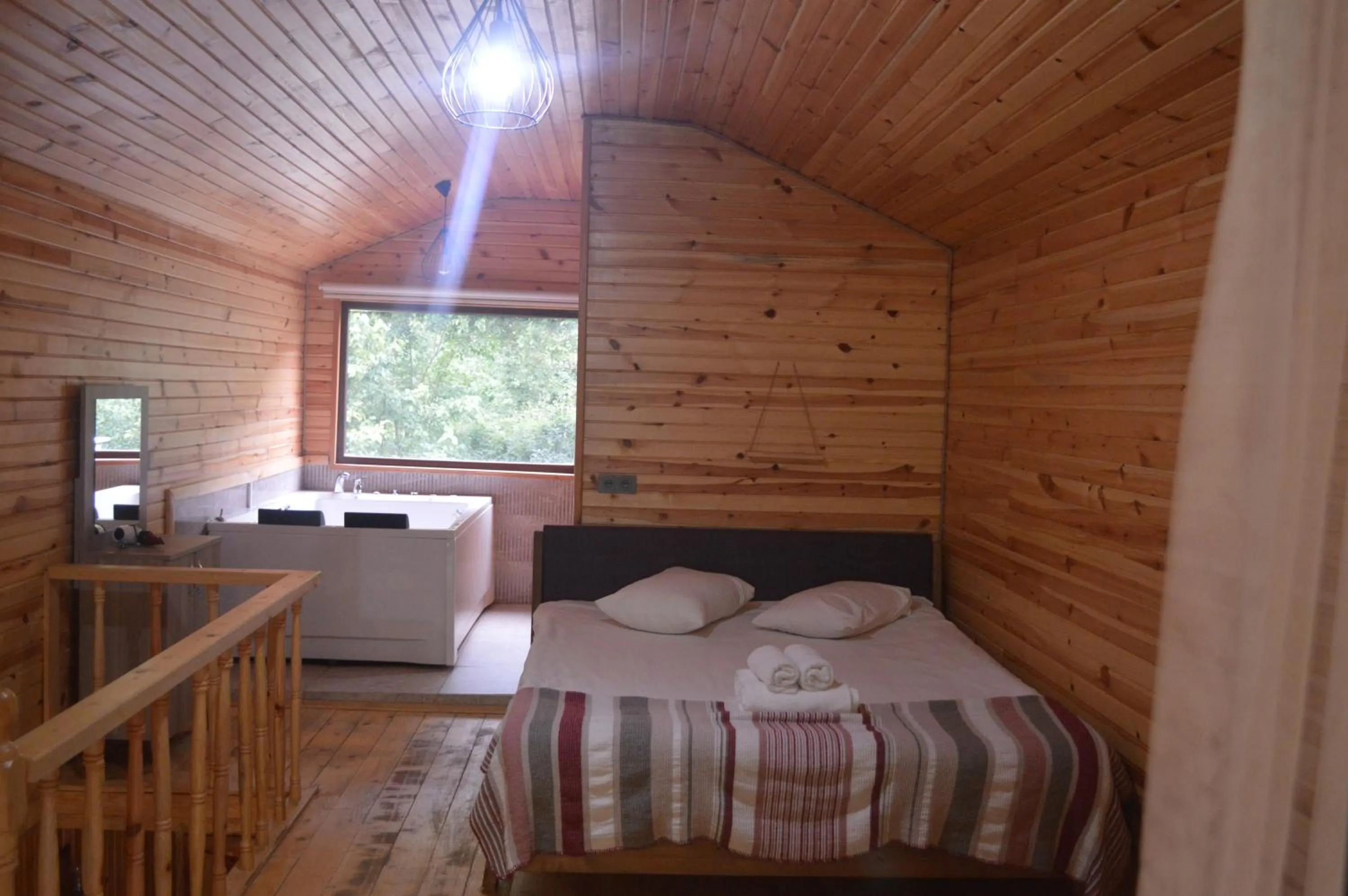 Bed in Sapanca Gönül Sofram Hotel & Bungalow & Villas