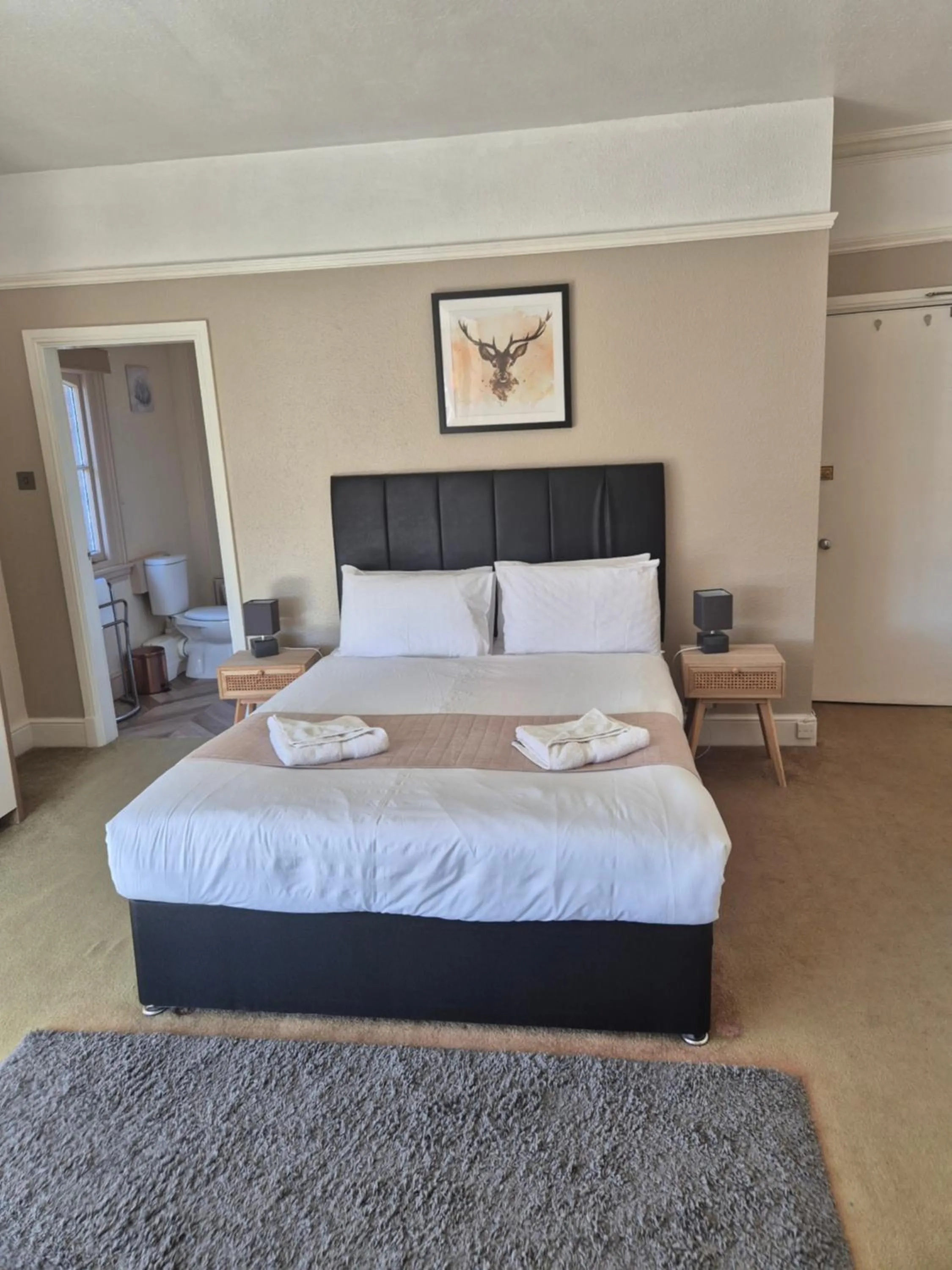 Bed in The Stokesay Inn