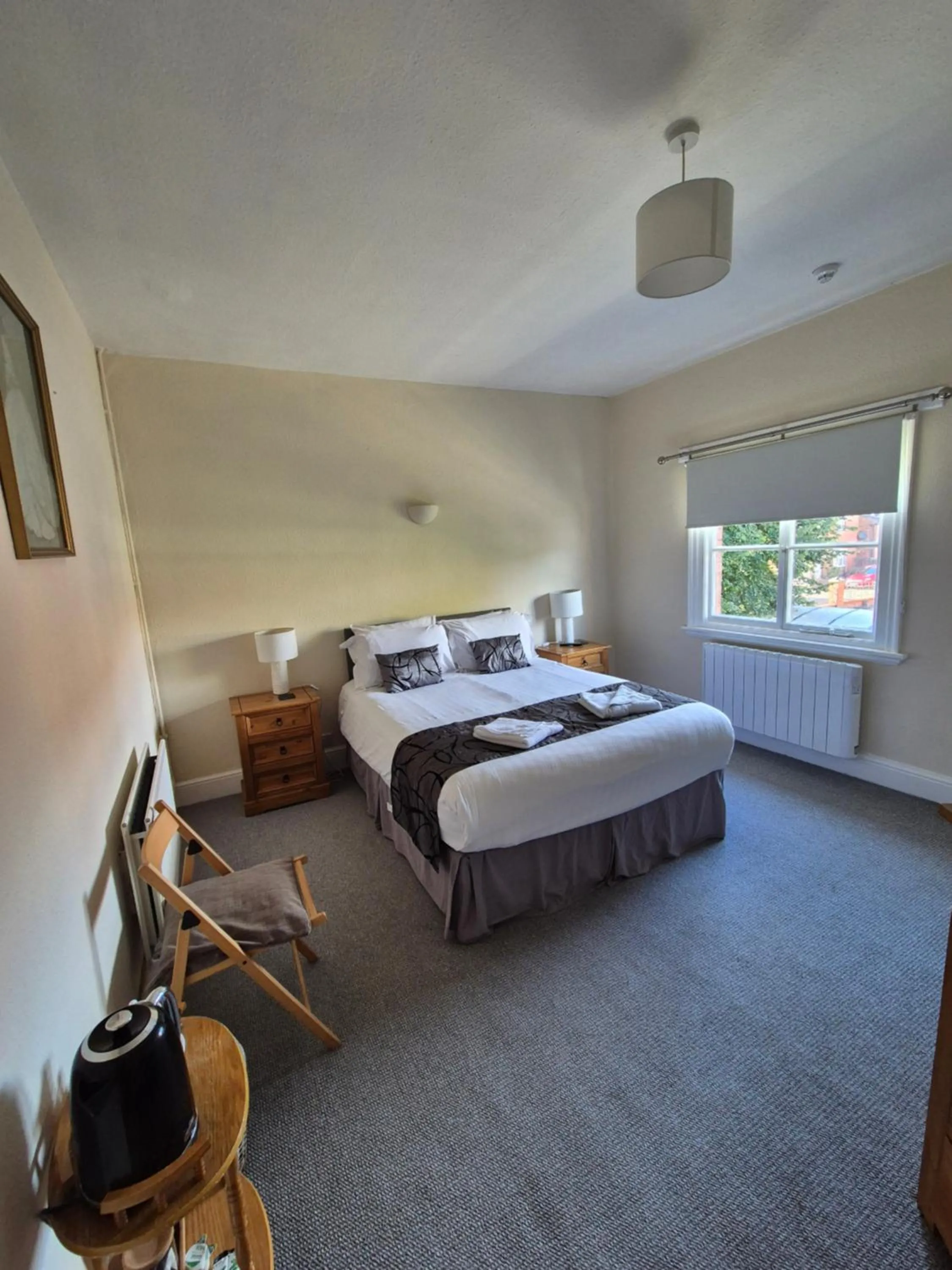 Bed in The Stokesay Inn