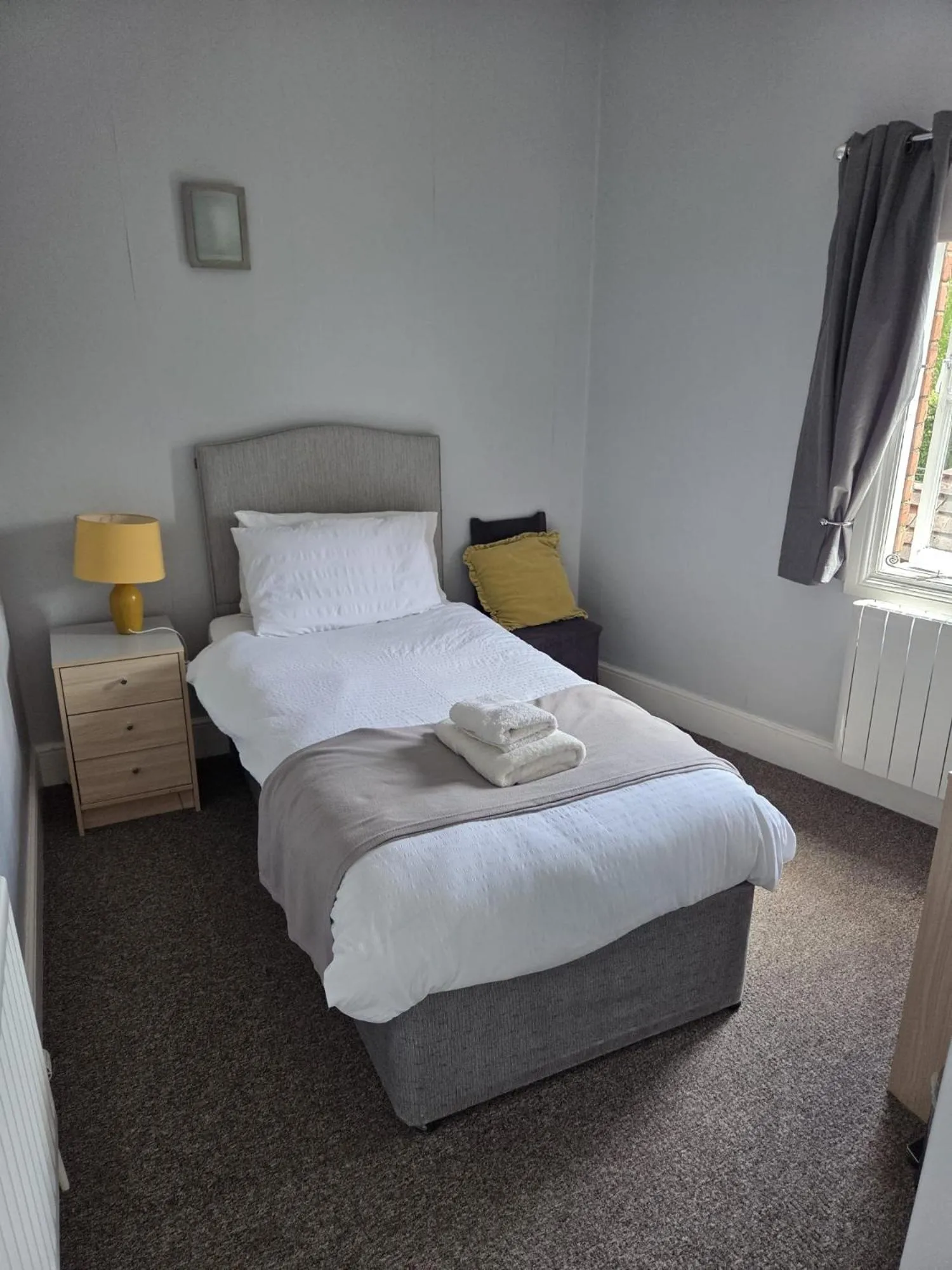 Bed in The Stokesay Inn