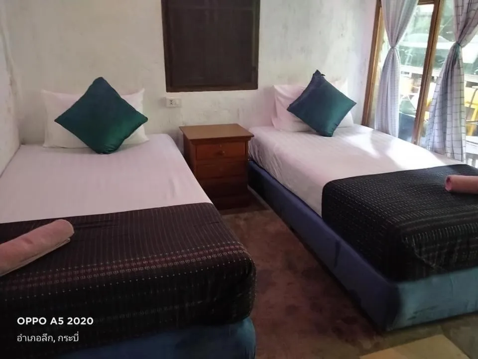 Bed in Lanlay Home Stay Krabi