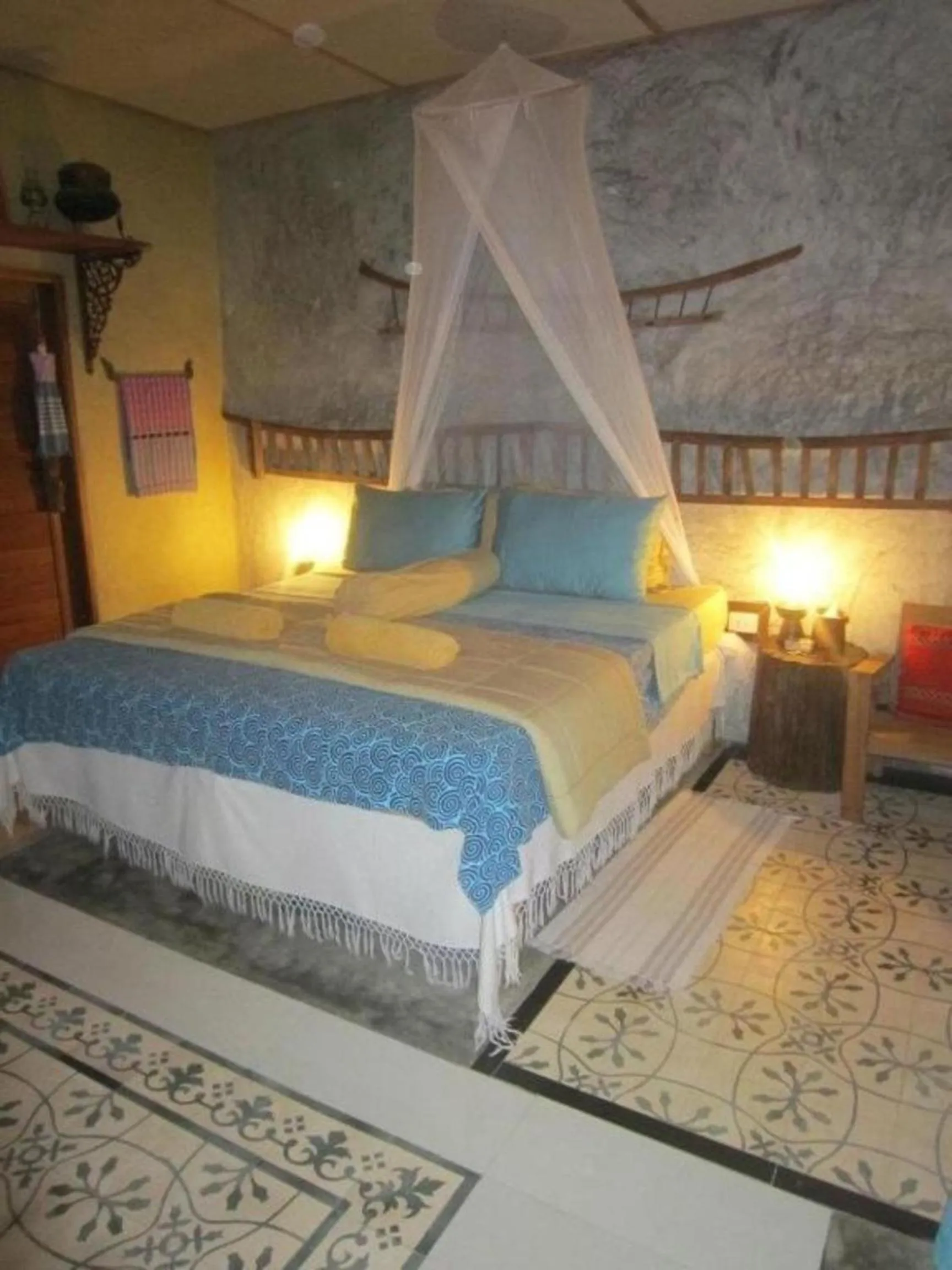 Bed in Lanlay Home Stay Krabi