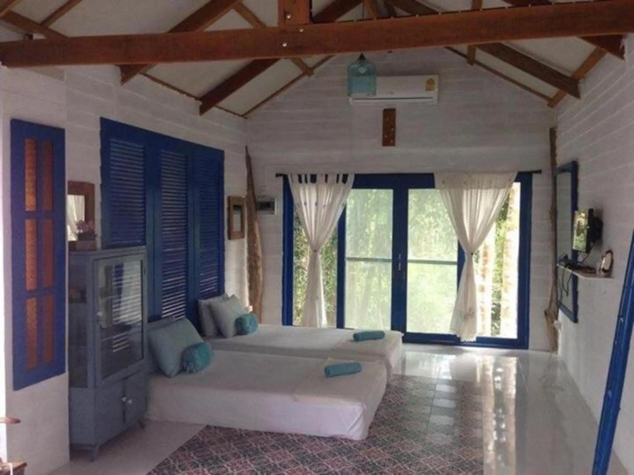 Bed in Lanlay Home Stay Krabi