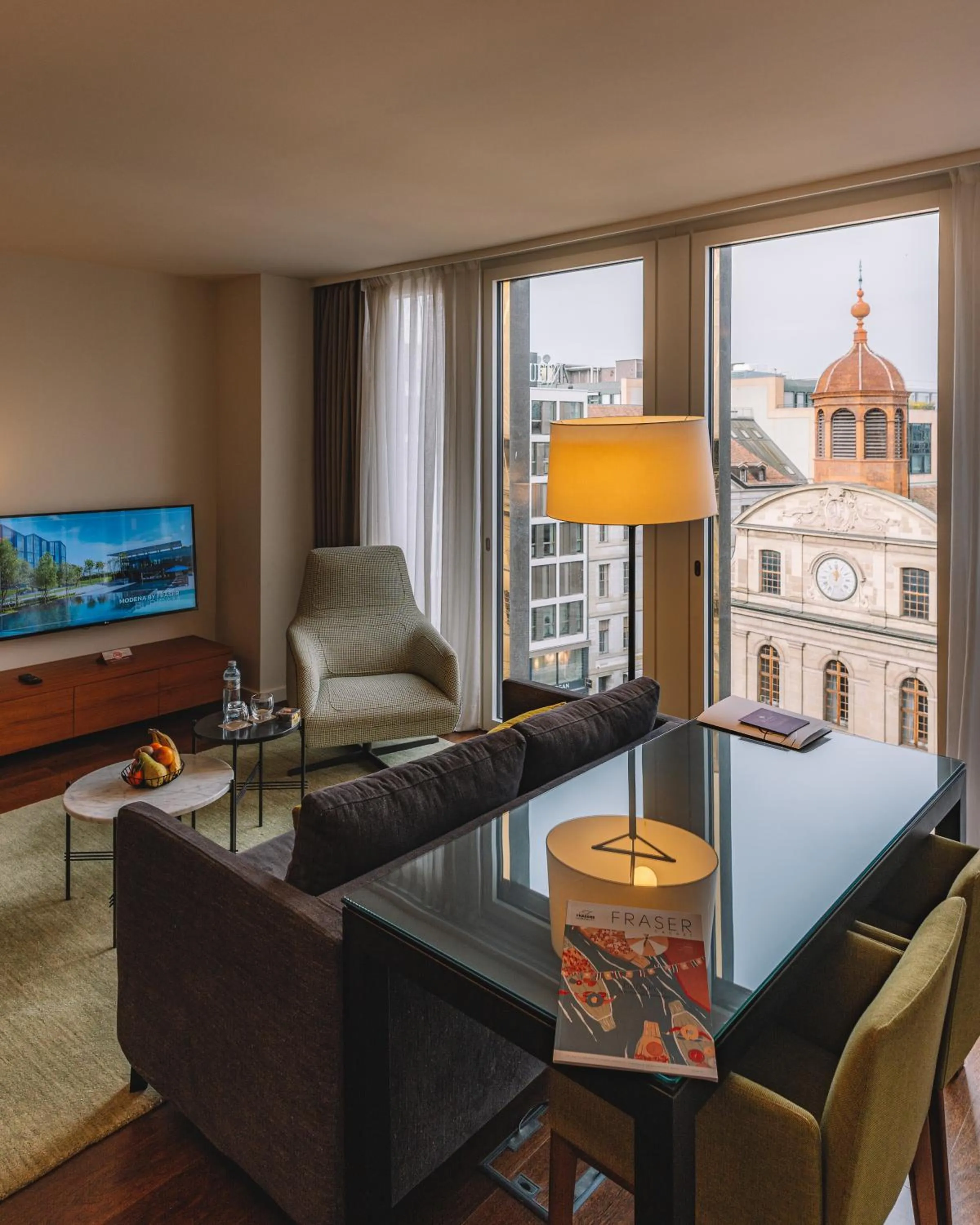 Living room in Fraser Suites Geneva - Serviced Apartments