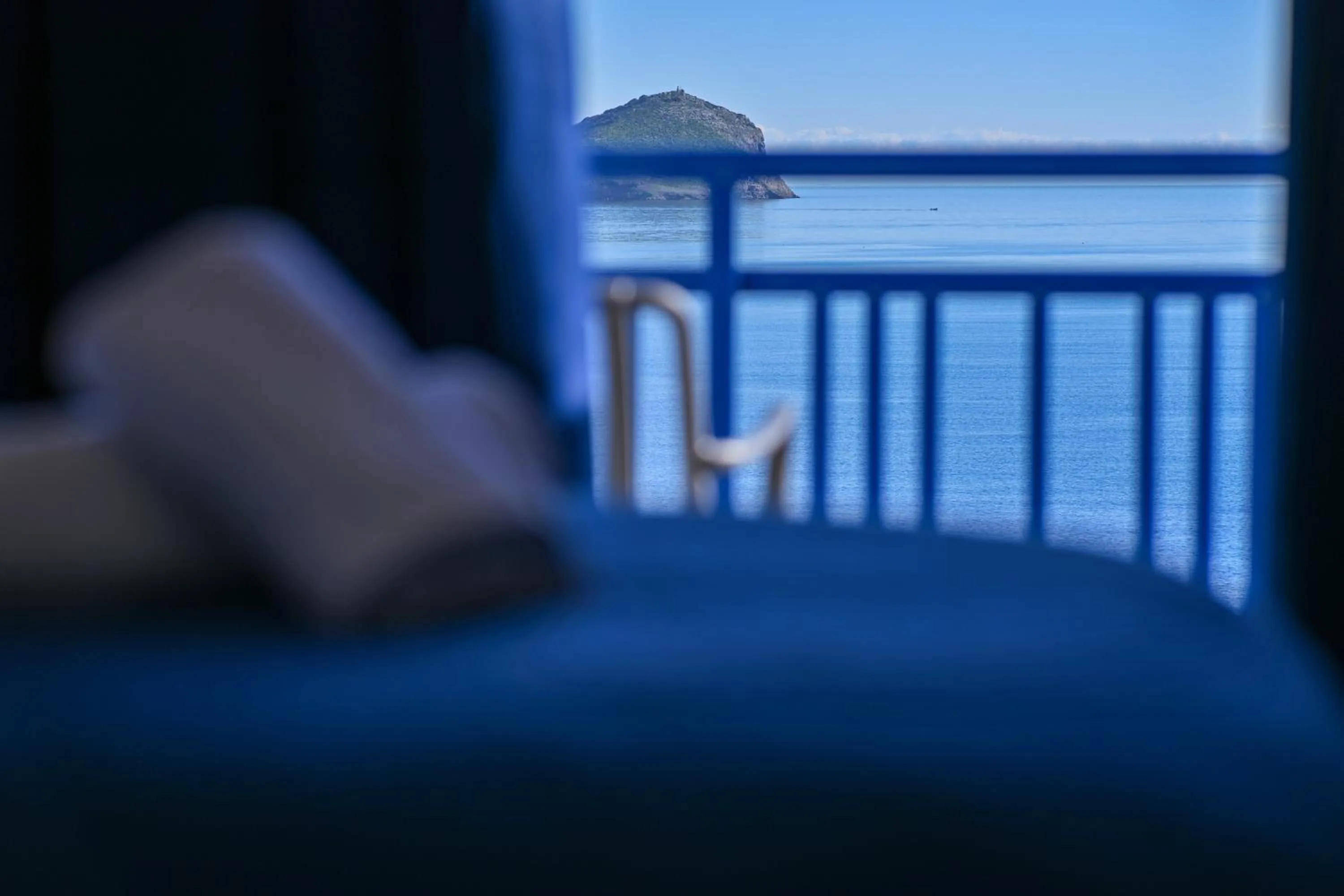 Balcony/Terrace, Bed in Kiani Akti