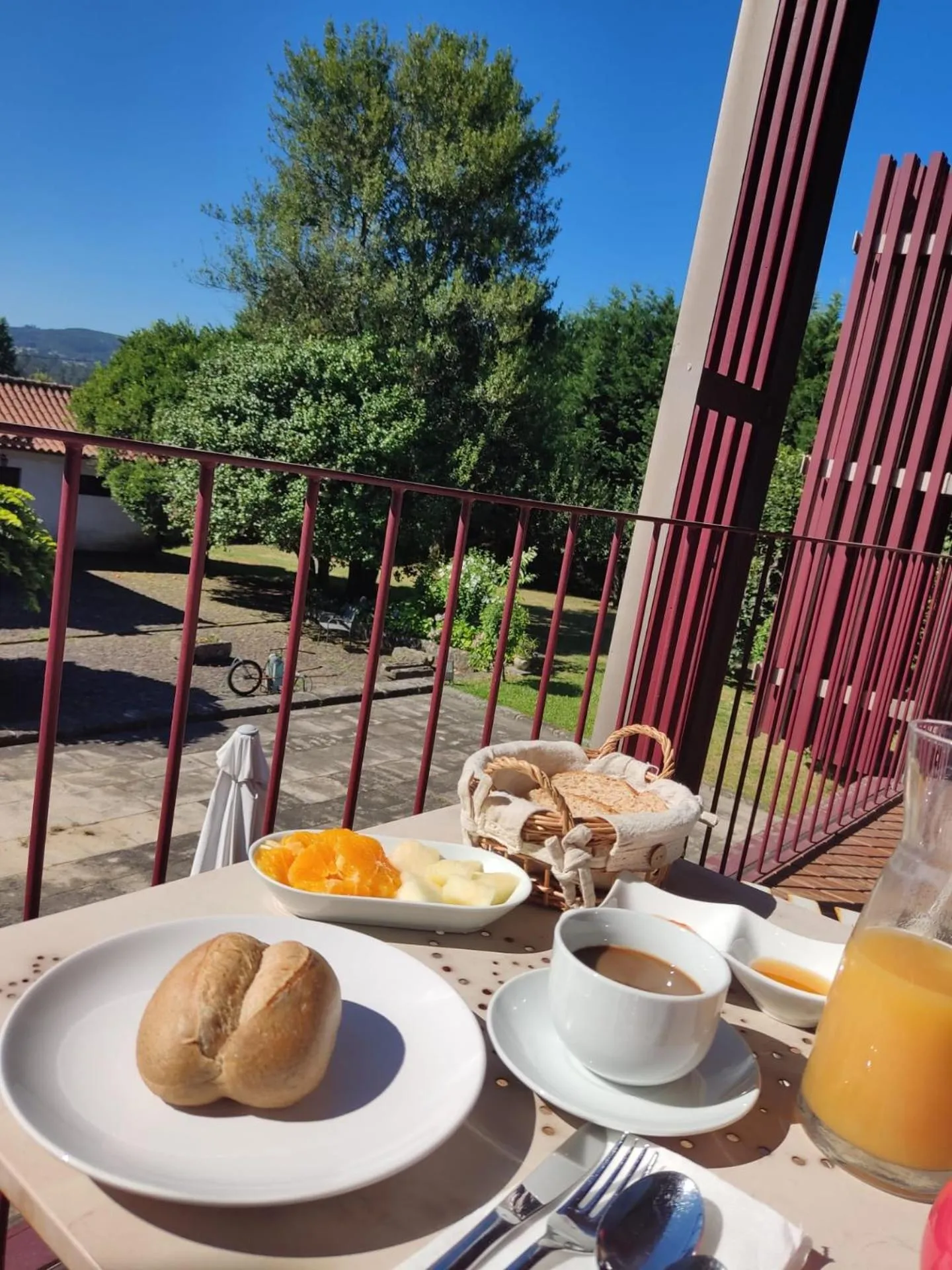 Garden view in Casas da Quinta da Cancela