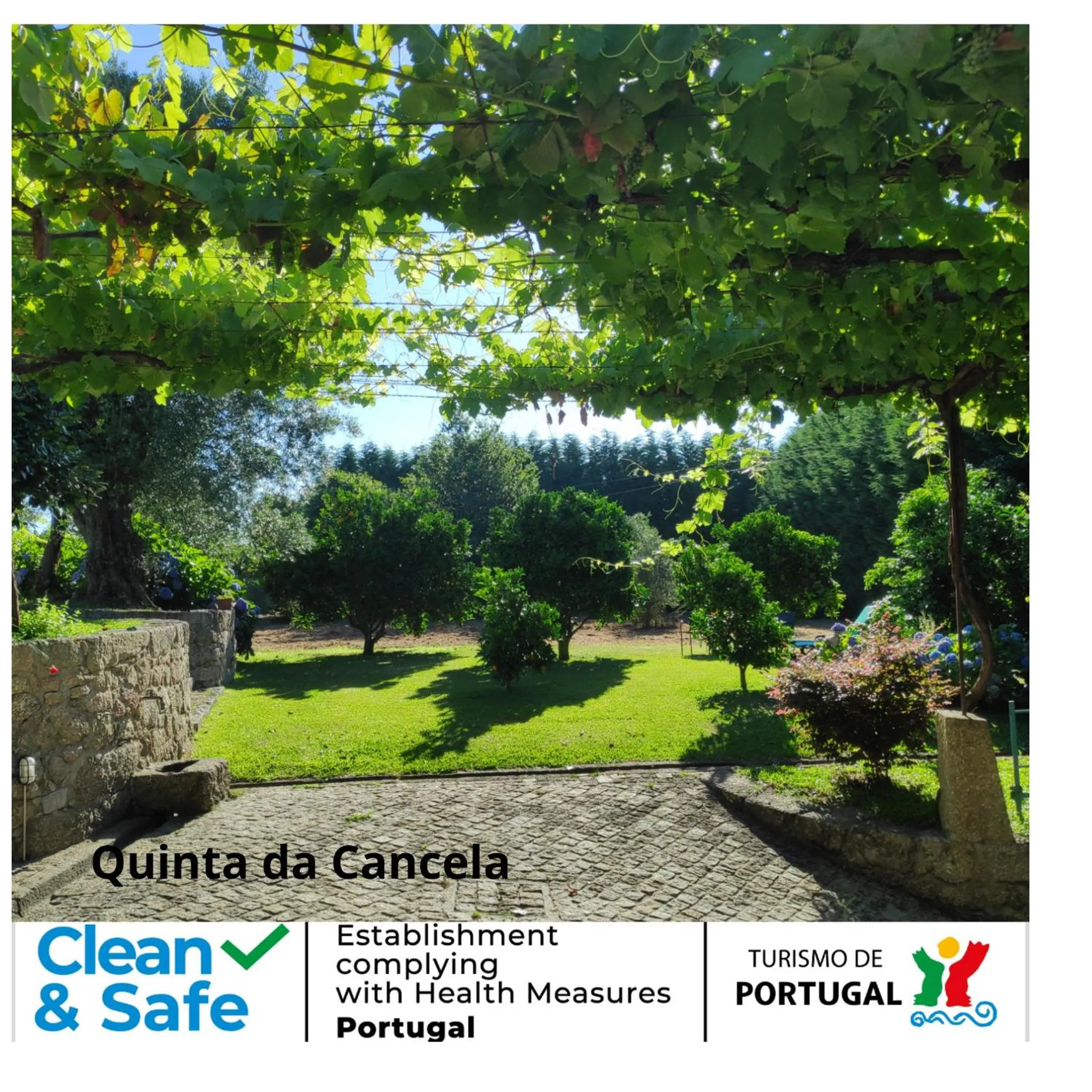 Logo/Certificate/Sign in Casas da Quinta da Cancela