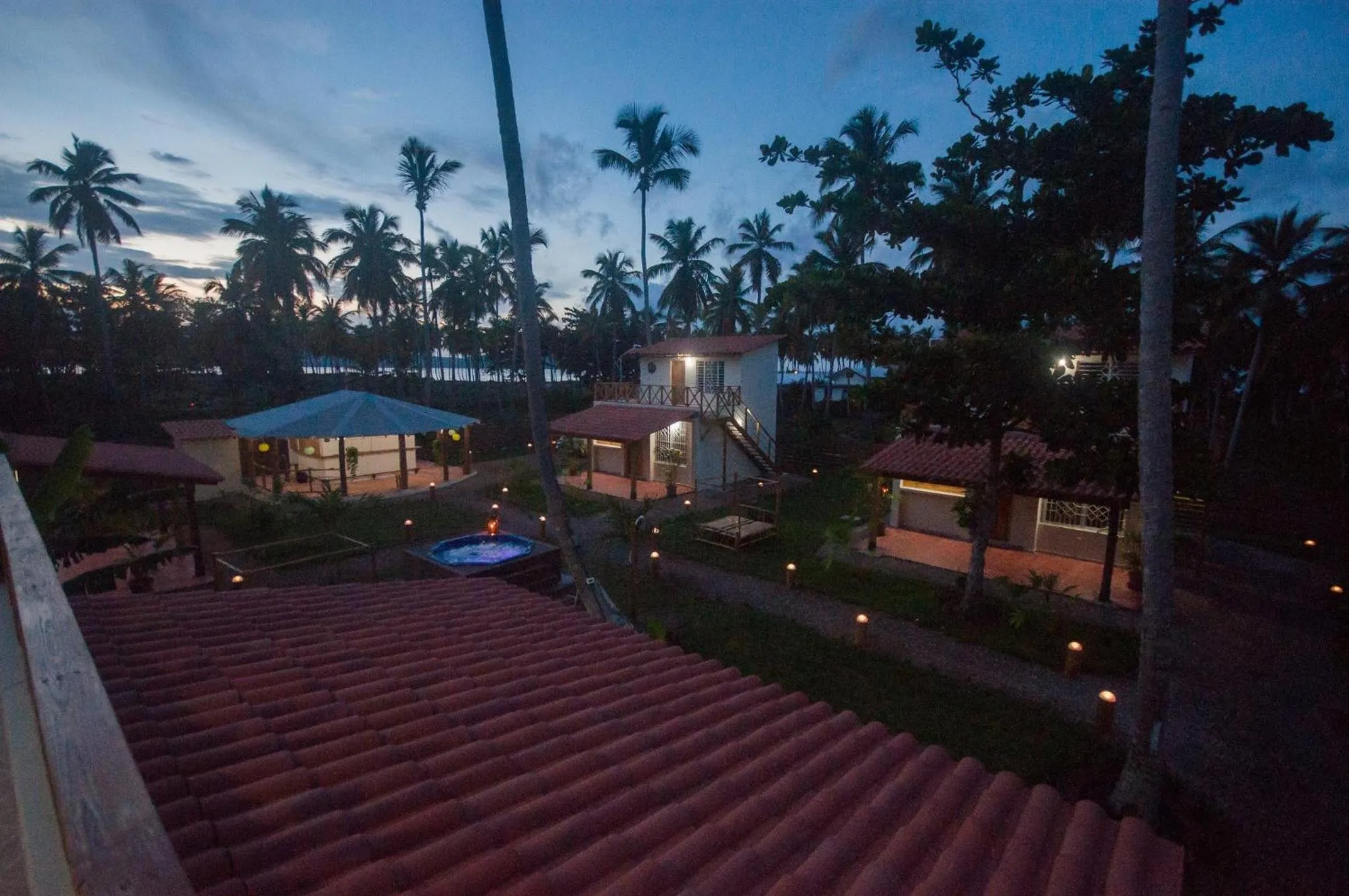 Garden view in 21 Palms