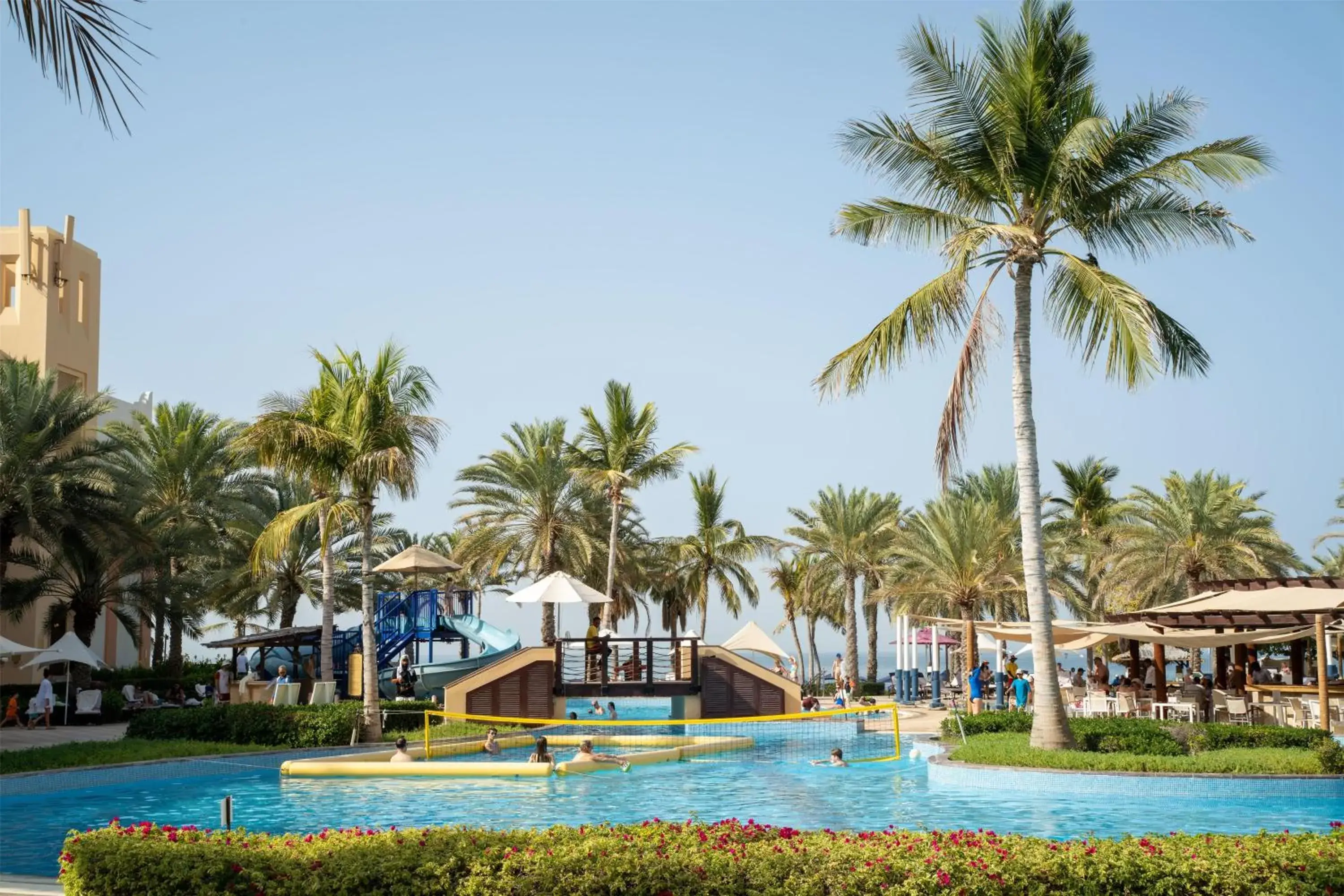 Pool view in DoubleTree By Hilton Muscat Al Waha Pool view in DoubleTree By Hilton Muscat Al Waha