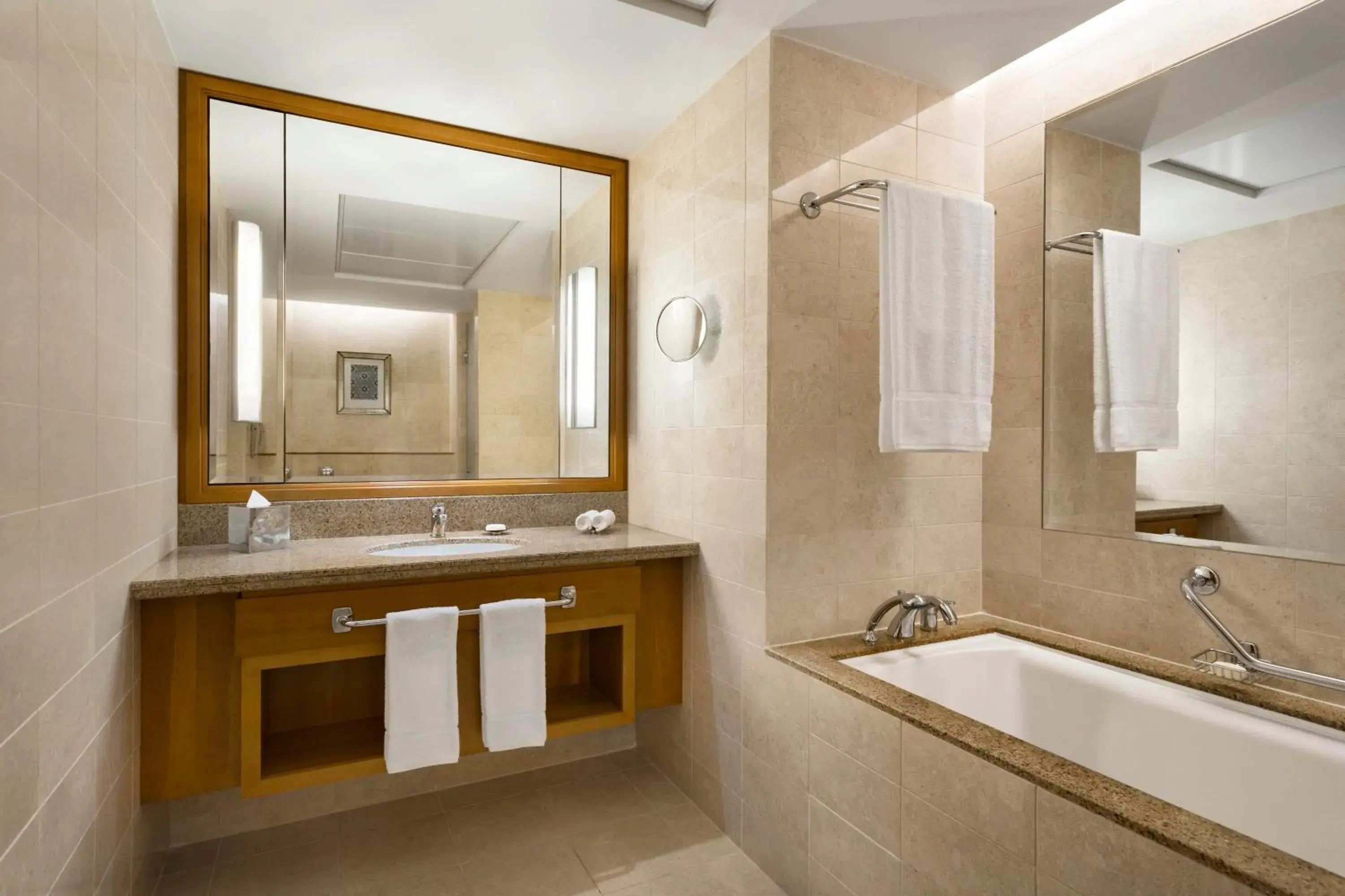King Guest Room with Terrace and Sea View in DoubleTree By Hilton Muscat Al Waha King Guest Room with Terrace and Sea View in DoubleTree By Hilton Muscat Al Waha