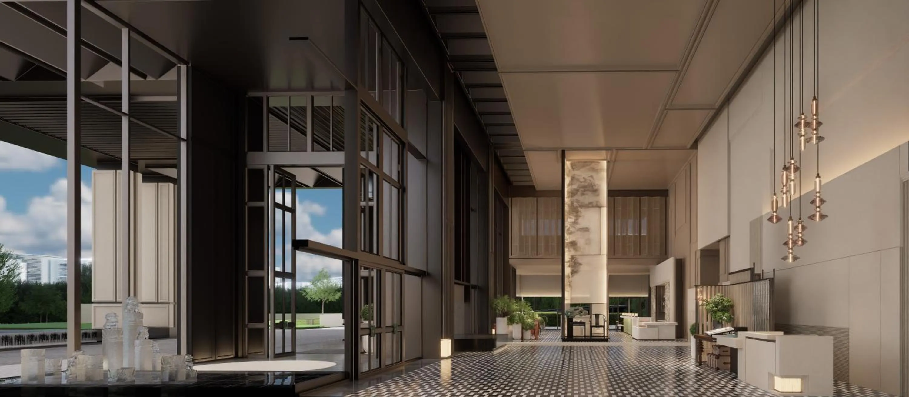 Lobby or reception in Doubletree By Hilton Zigong