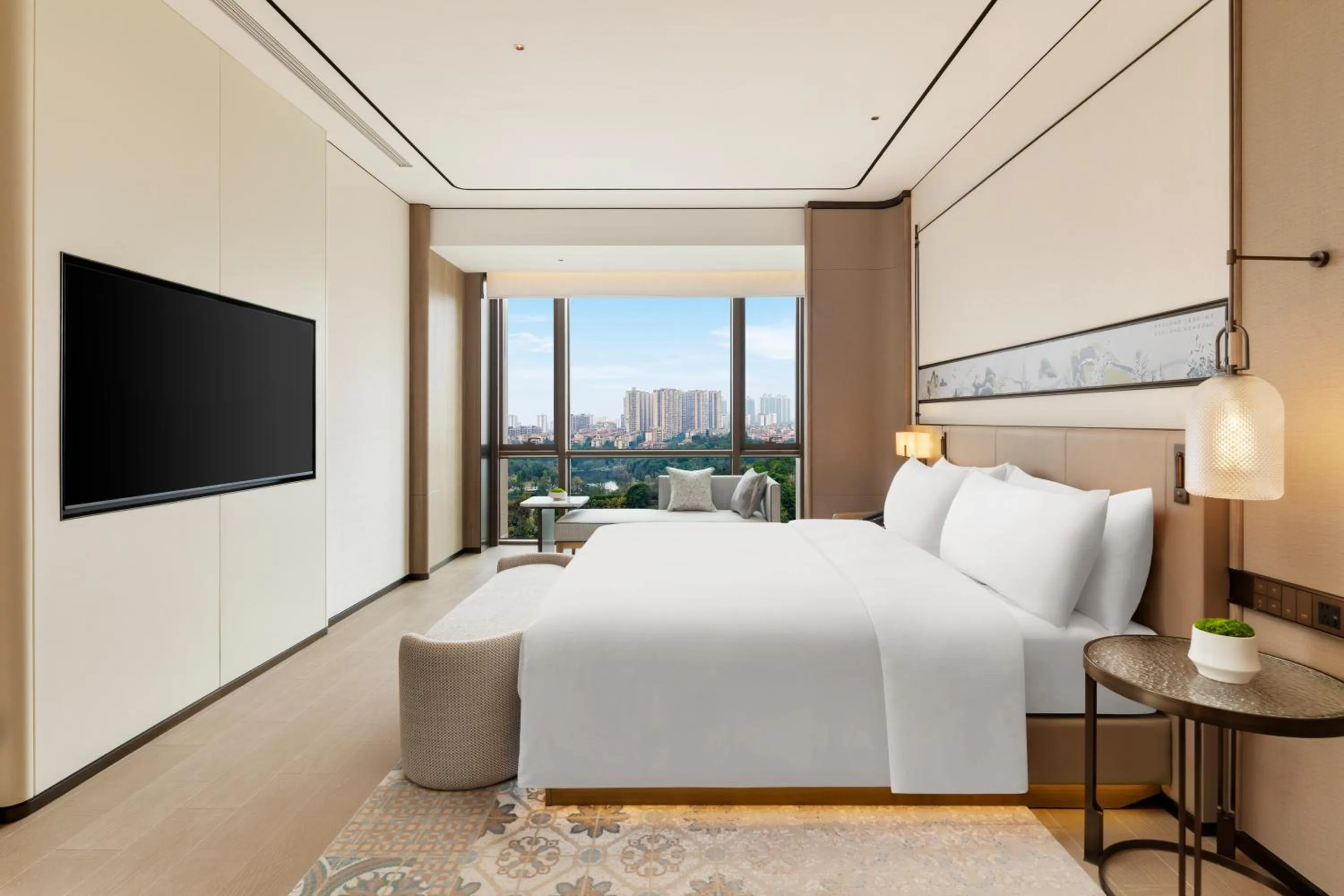 Bedroom, Bed in Doubletree By Hilton Zigong