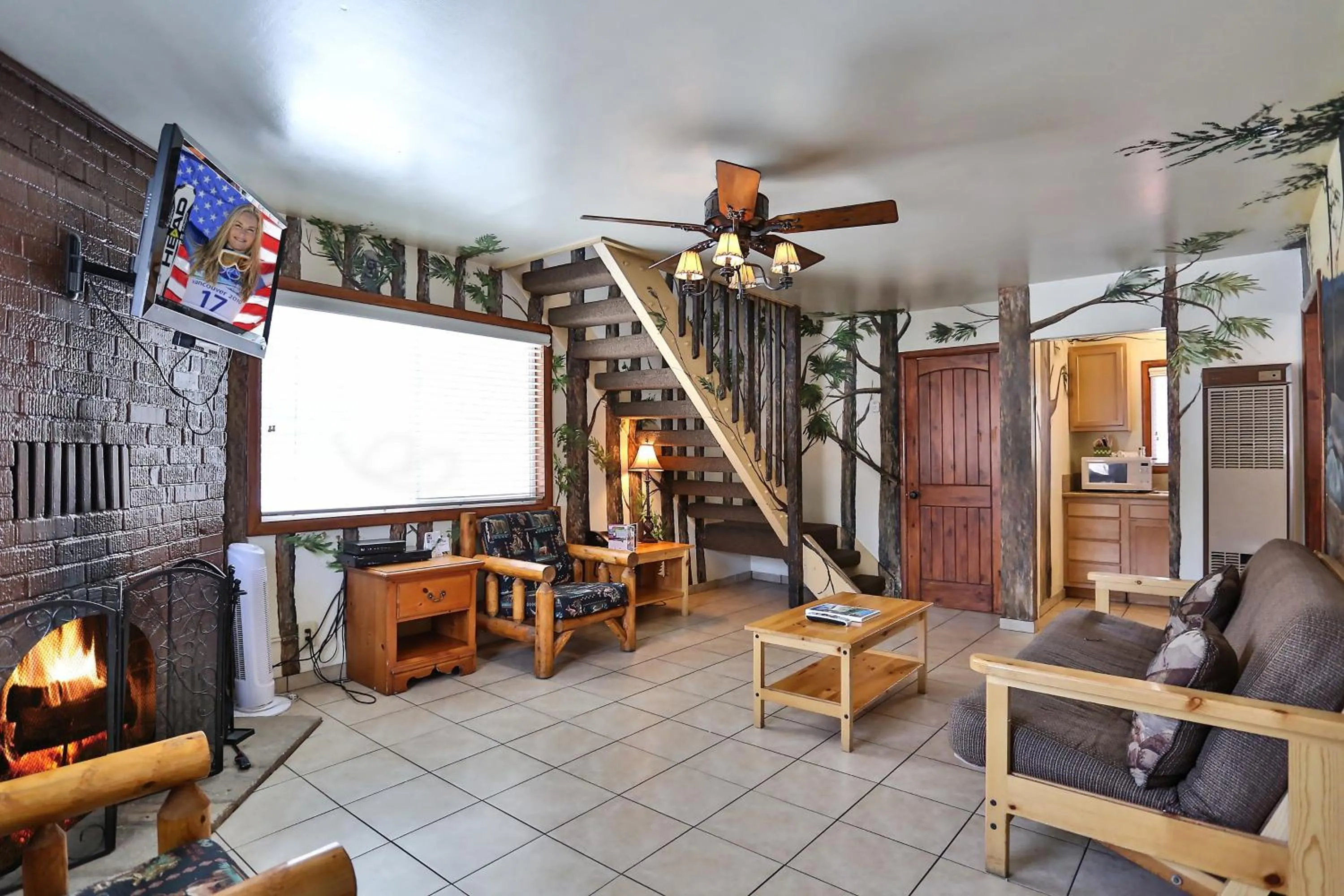 Seating area in Bear Creek Resort