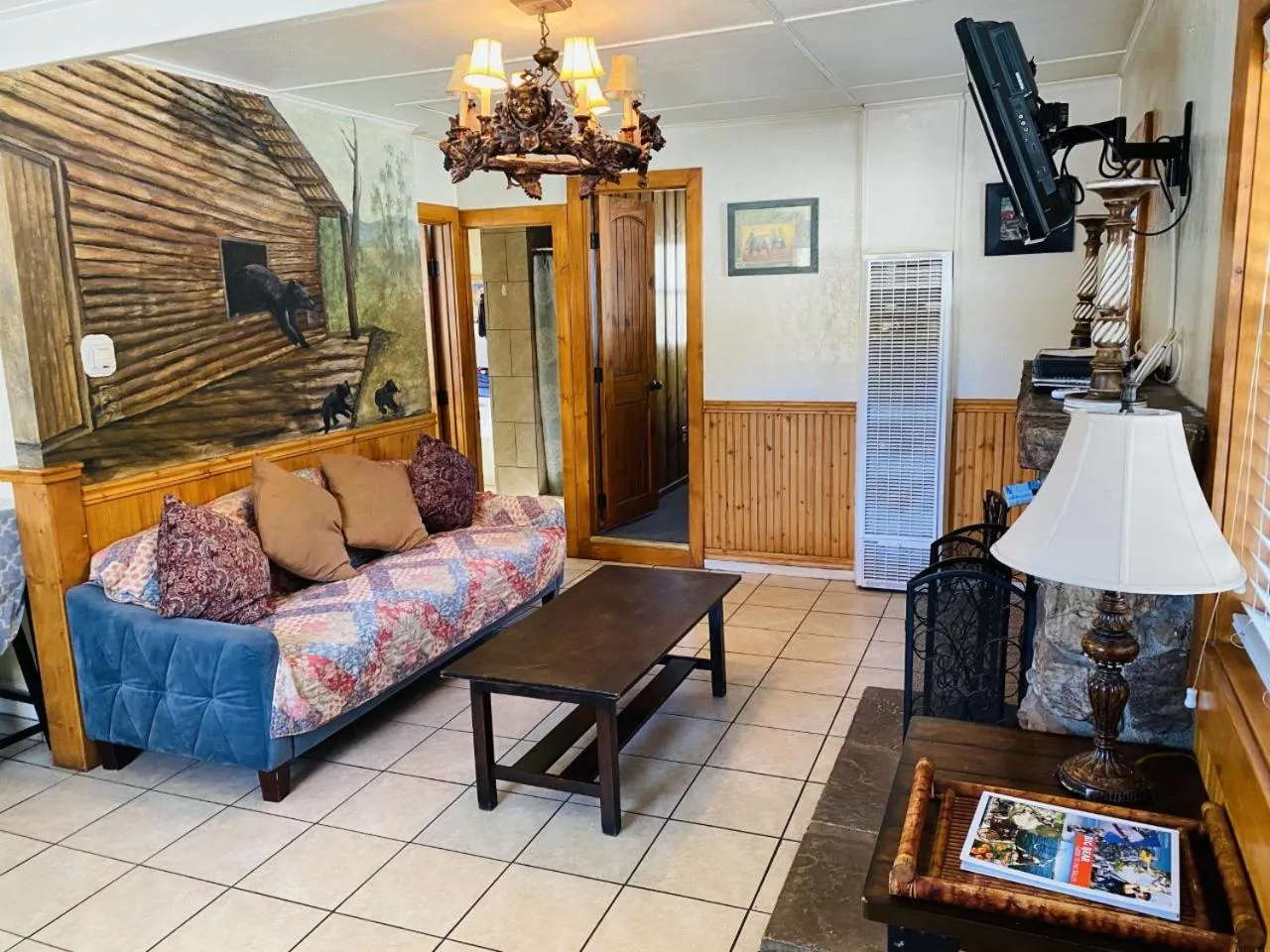 Seating area in Bear Creek Resort