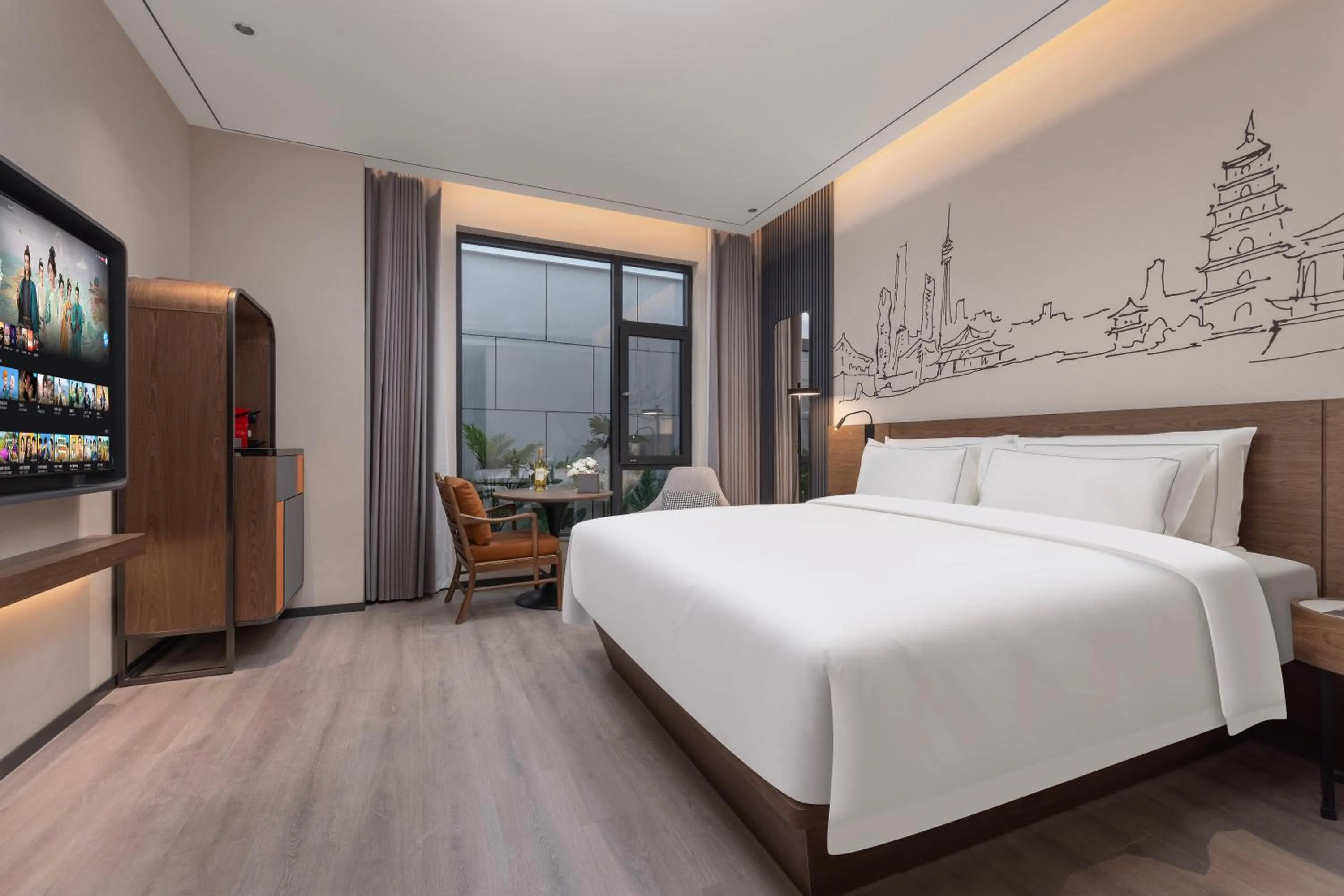 Property building, Bed in UrCove by Hyatt Xi'an Bell Tower Huimin Street Hotel