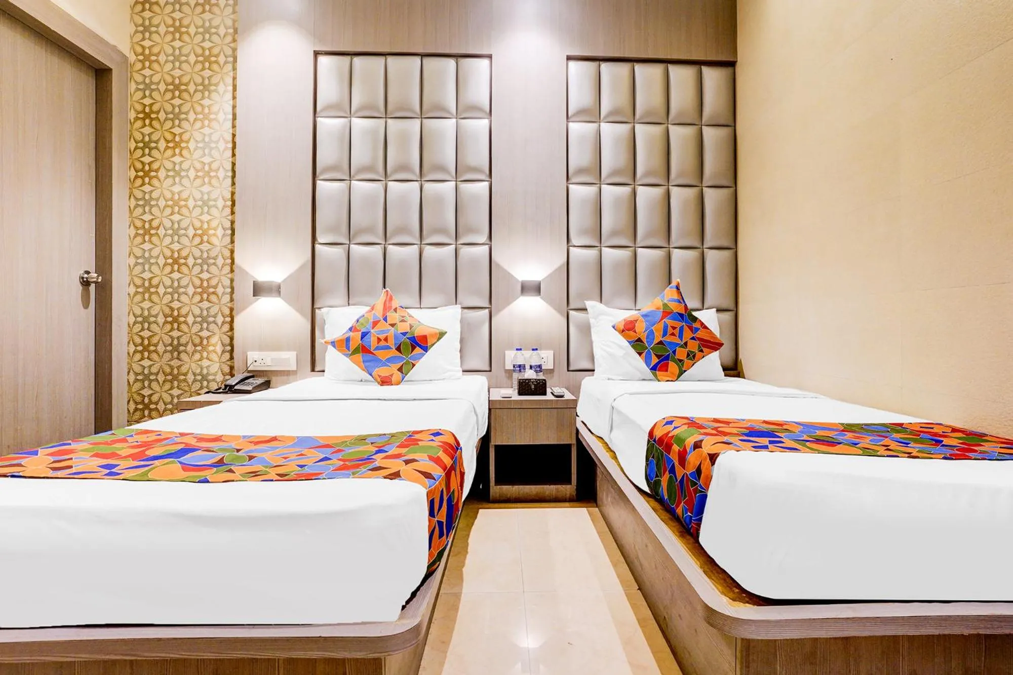 Bed in FabHotel Abrol Suites