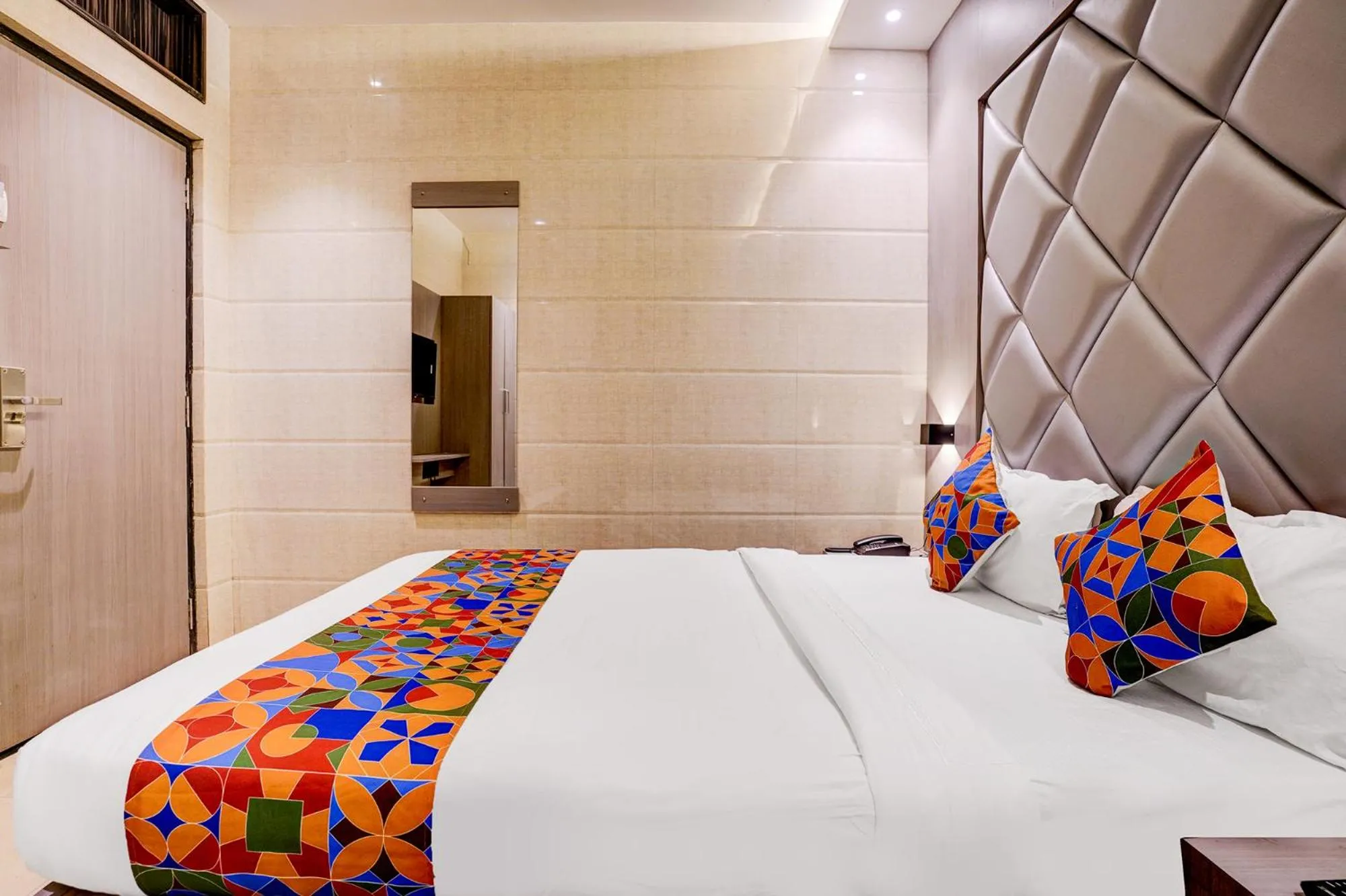 Bedroom, Bed in FabHotel Abrol Suites