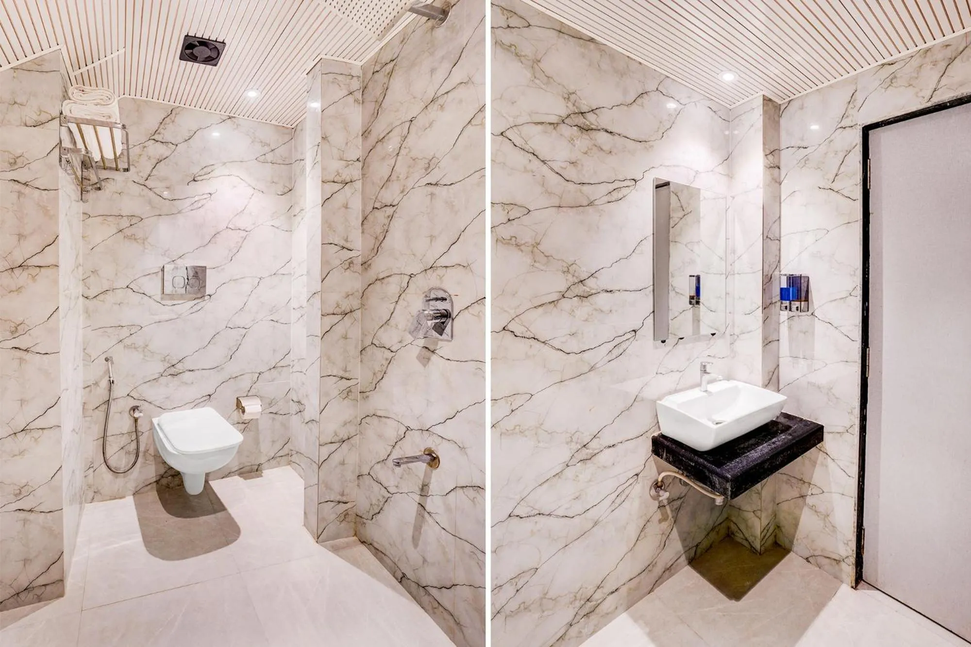 Bathroom in FabHotel Abrol Suites