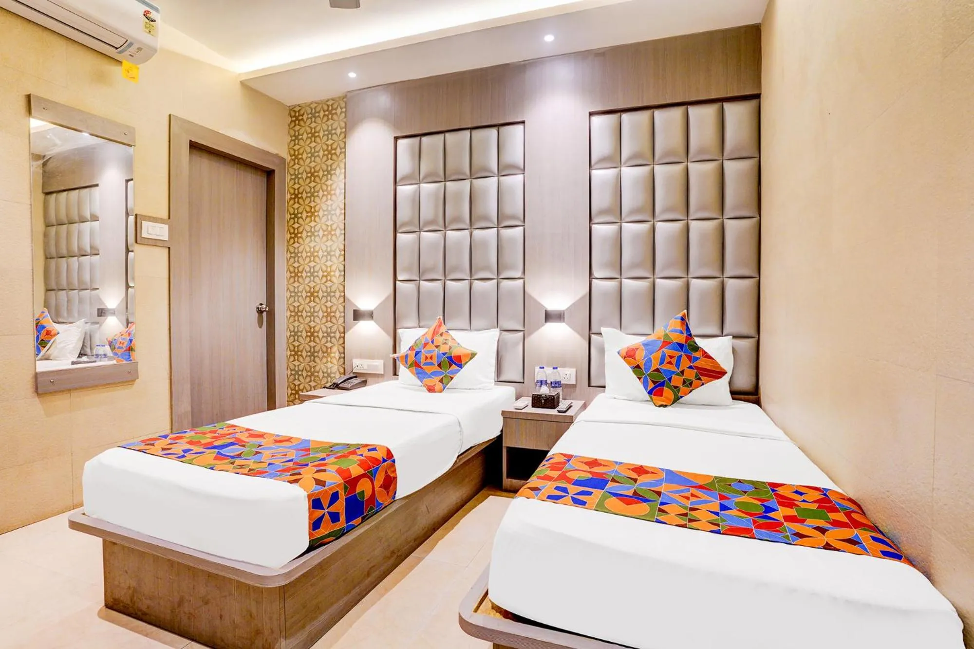 Bed in FabHotel Abrol Suites