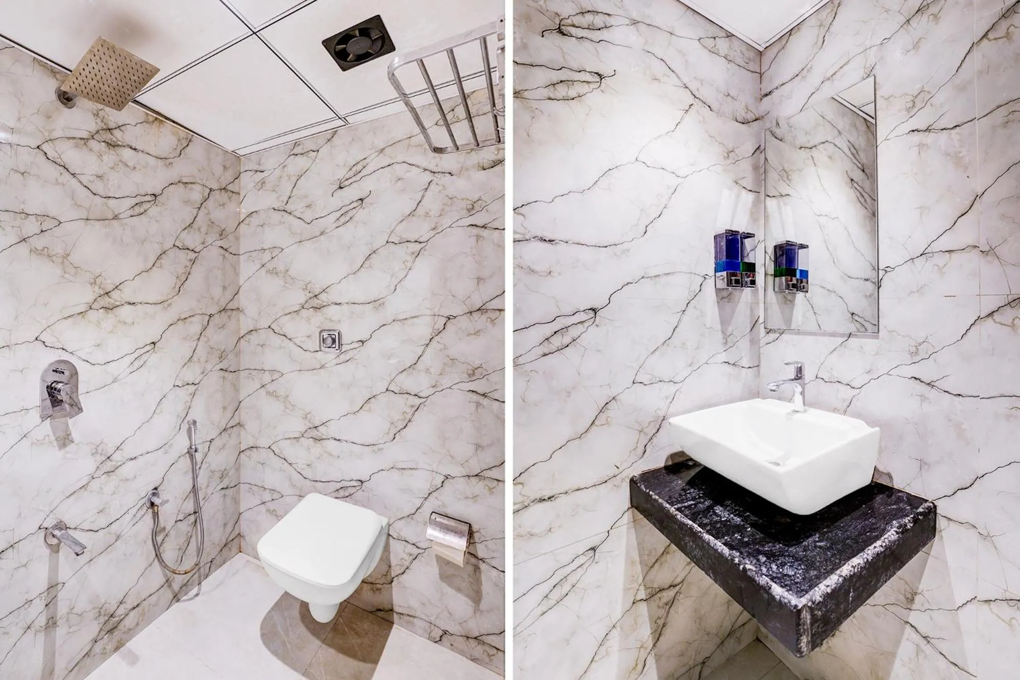 Bathroom in FabHotel Abrol Suites