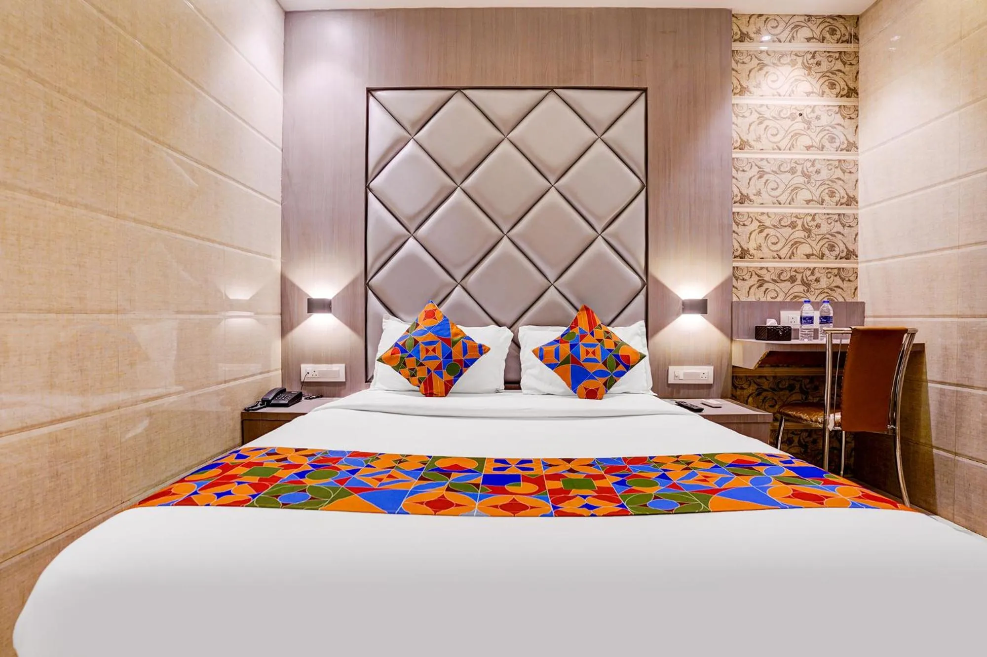 Bedroom, Bed in FabHotel Abrol Suites