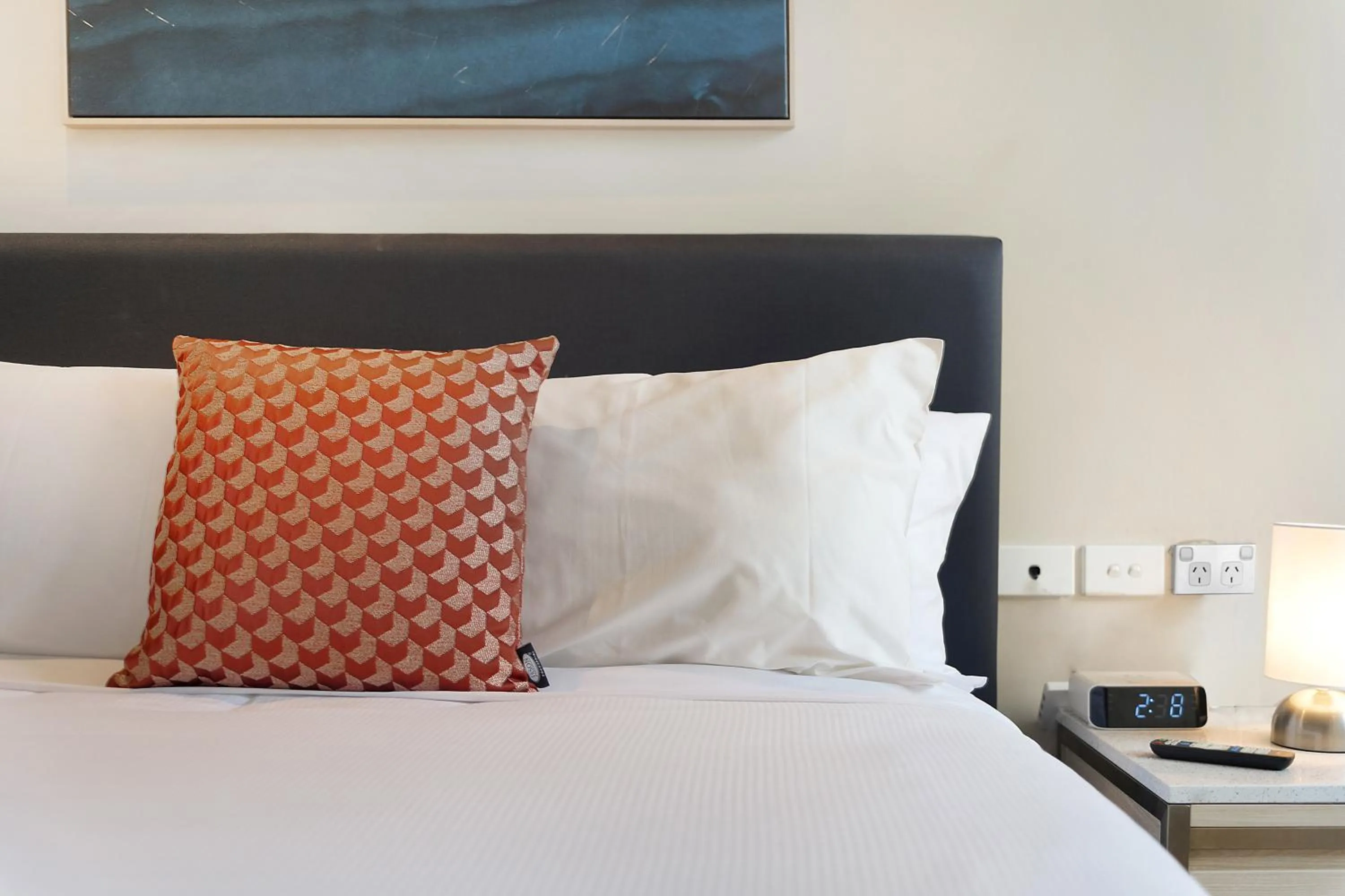 Bed in BreakFree on Broadway Sydney, an Accor Hotel