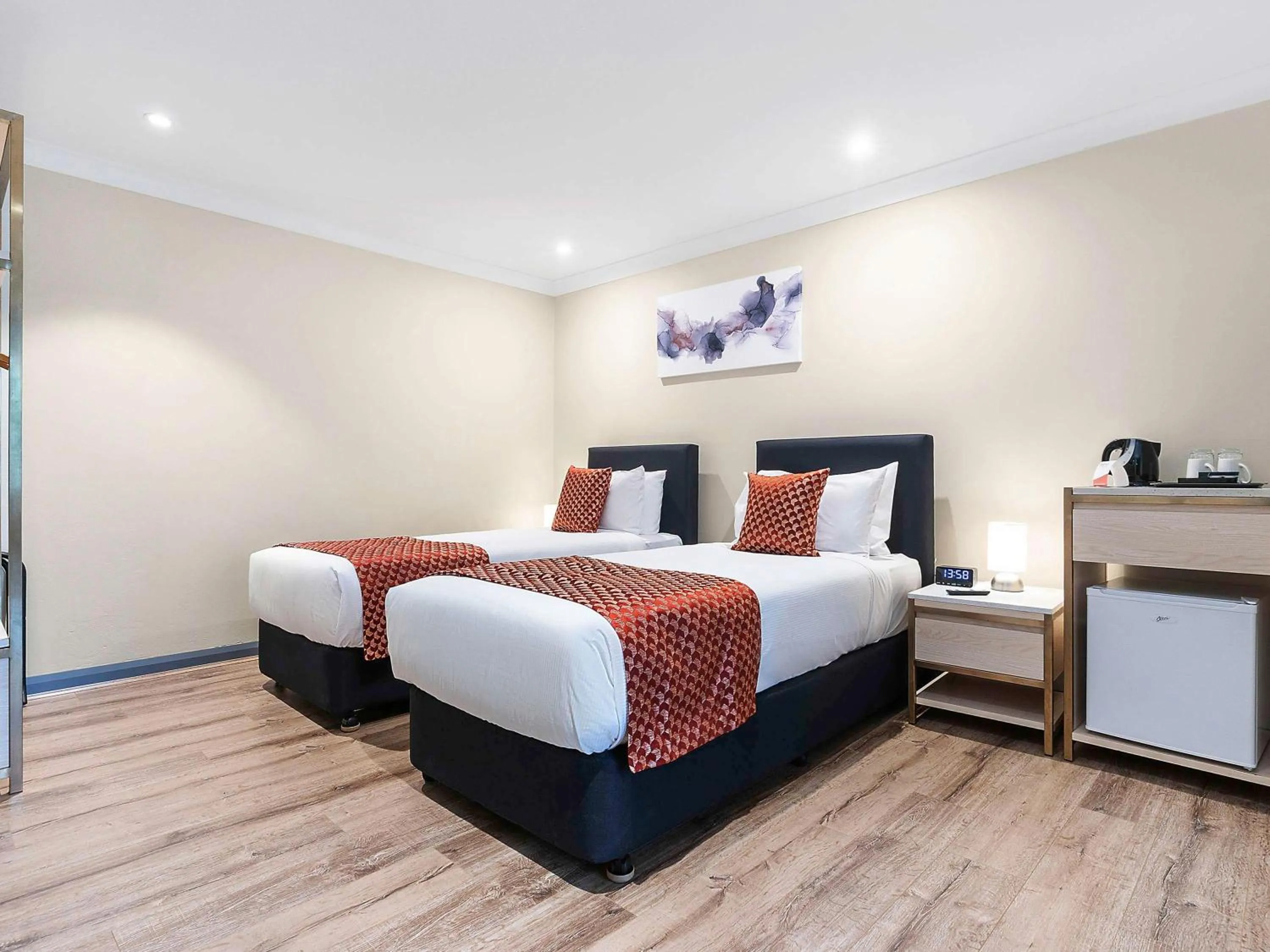 Family Deluxe Room with One King and One Queen Beds - Park View in BreakFree on Broadway Sydney, an Accor Hotel