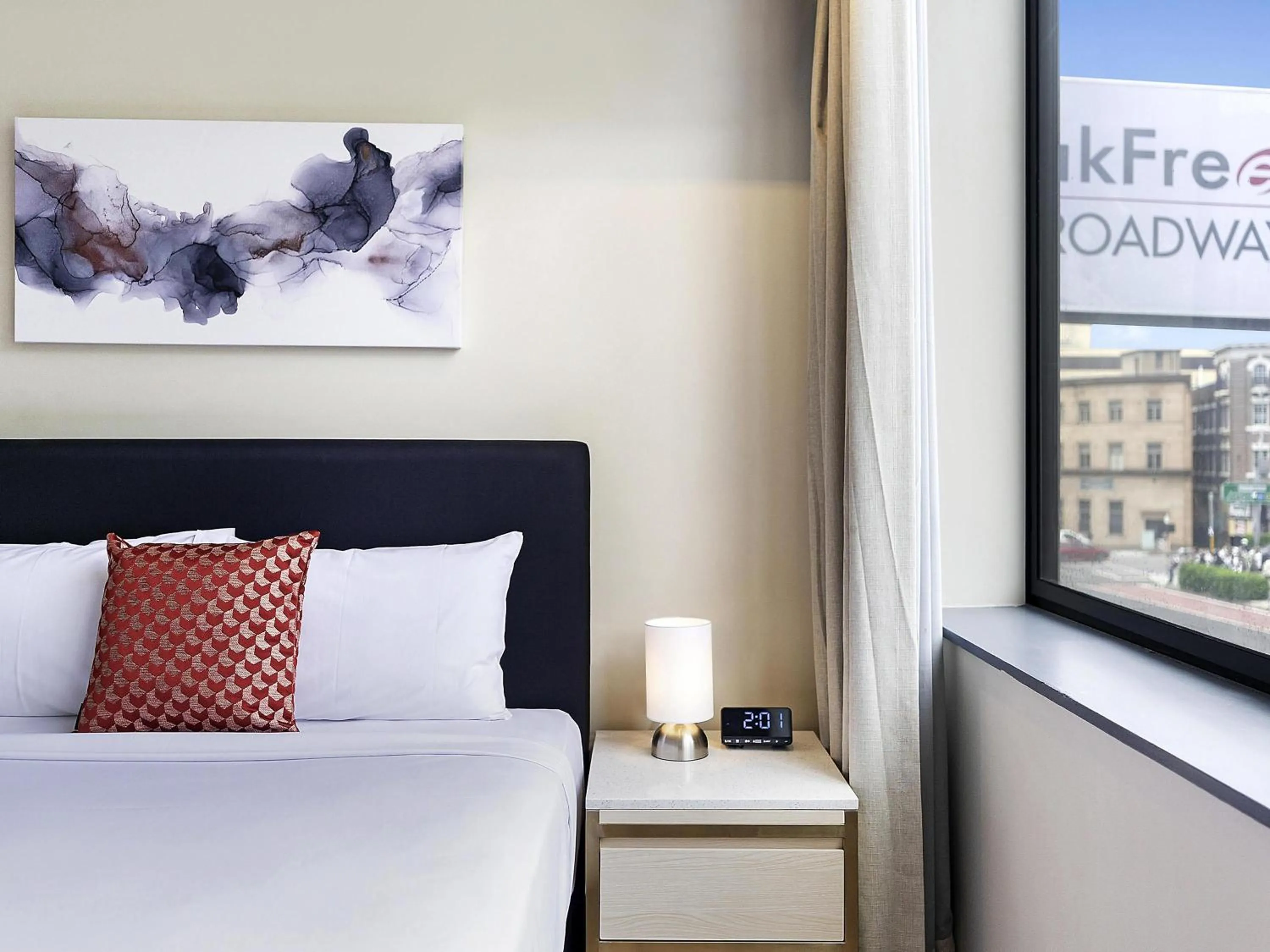 Bedroom, Bed in BreakFree on Broadway Sydney, an Accor Hotel