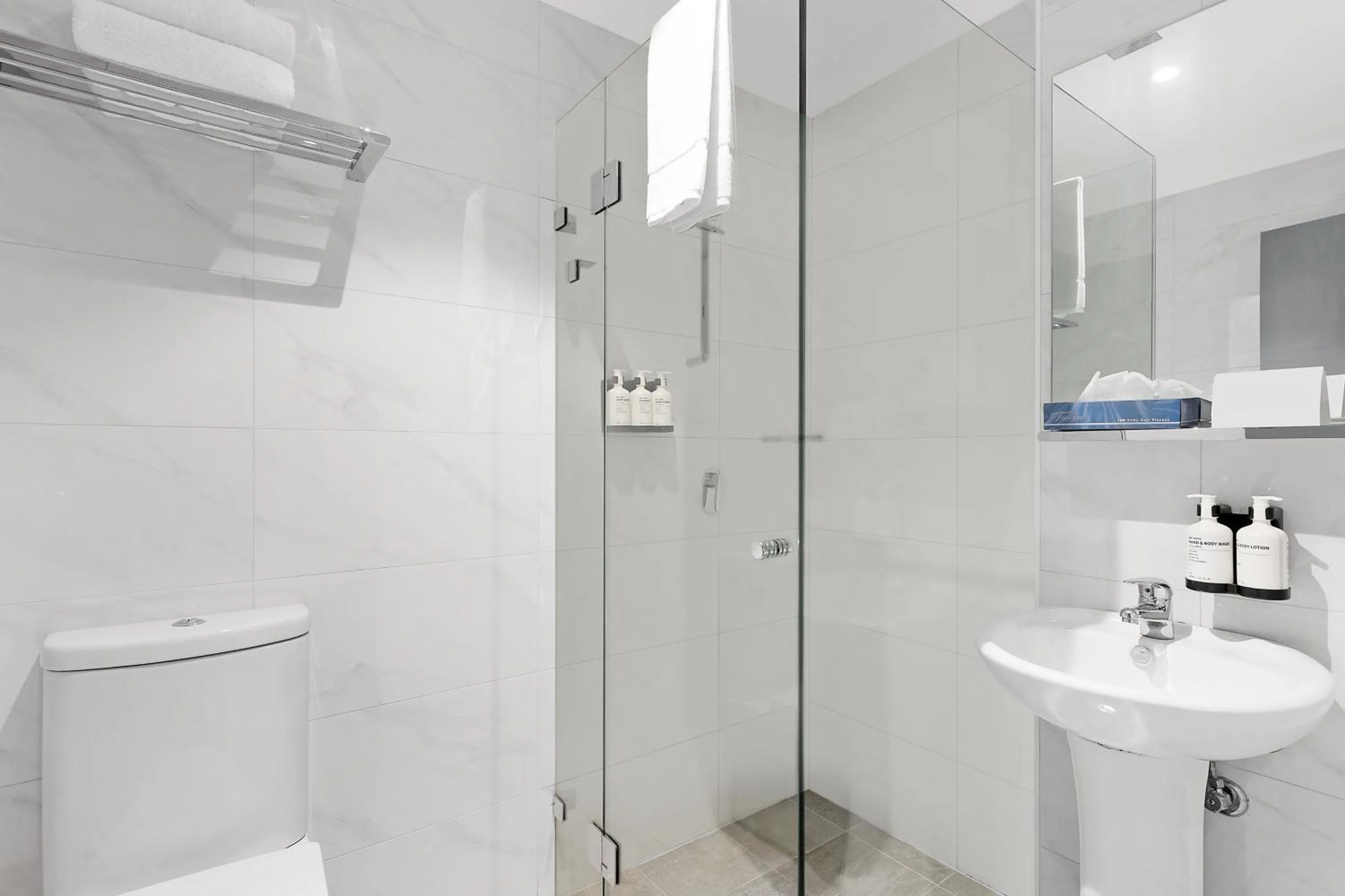 Bathroom in BreakFree on Broadway Sydney, an Accor Hotel