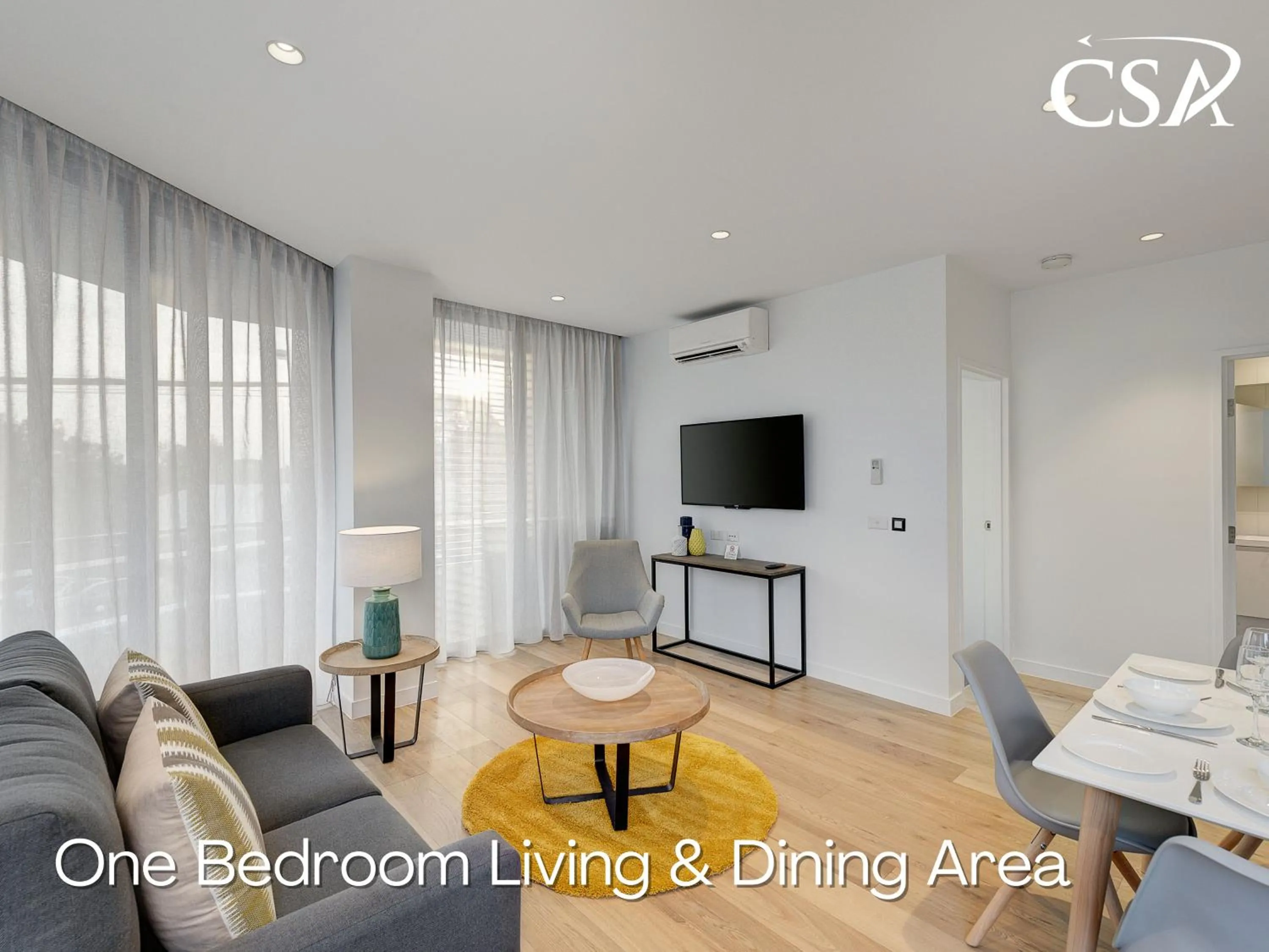 Living room in Camberwell Serviced Apartments