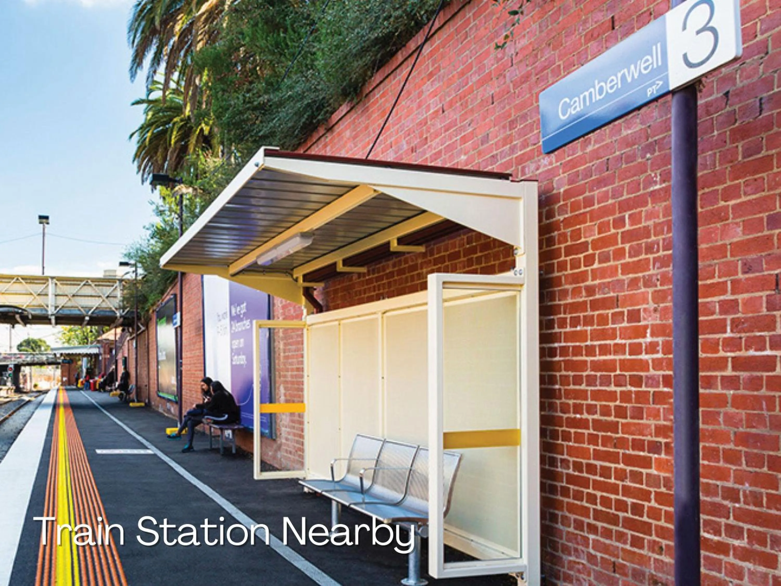 Text overlay in Camberwell Serviced Apartments