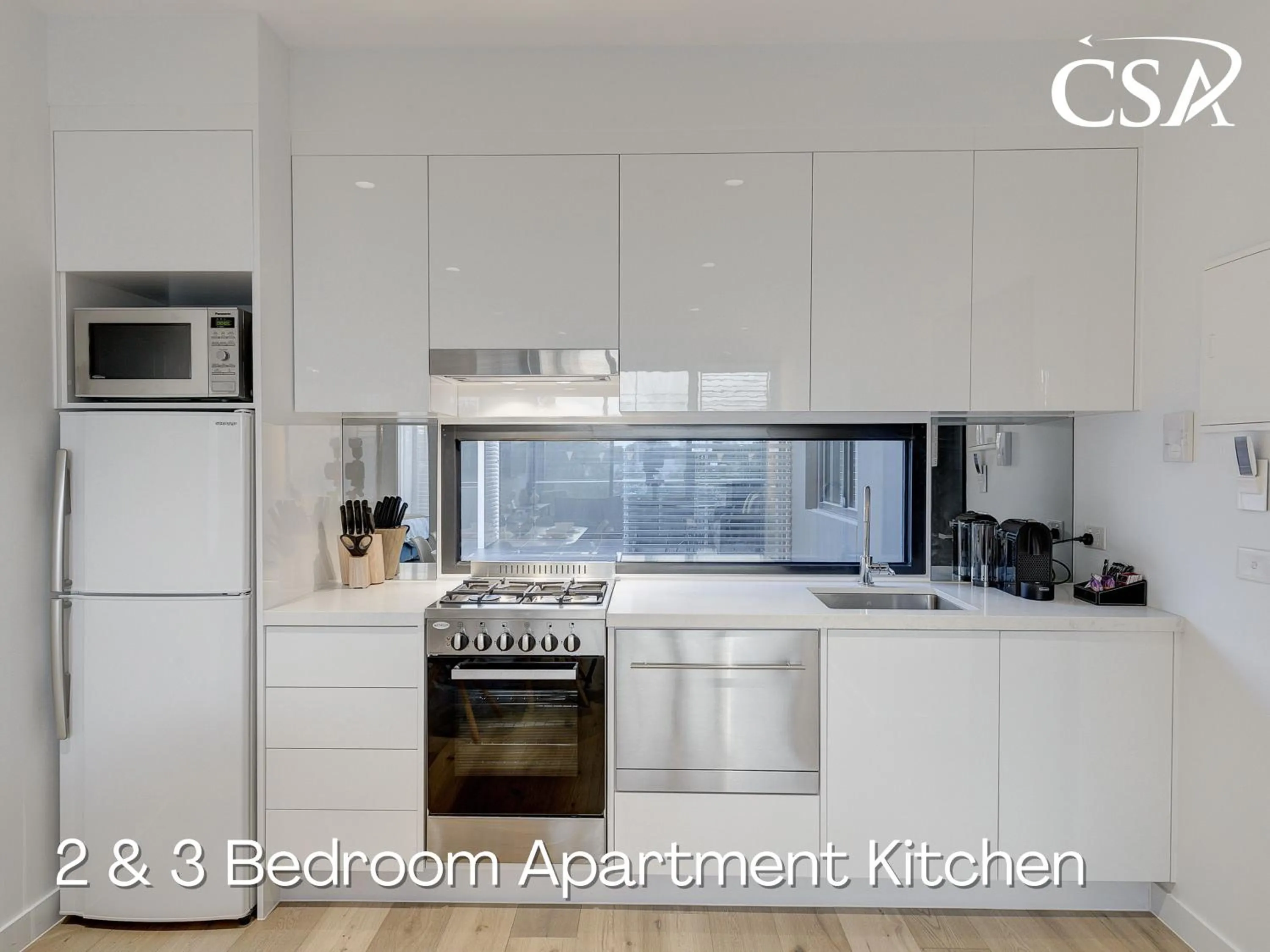 kitchen in Camberwell Serviced Apartments