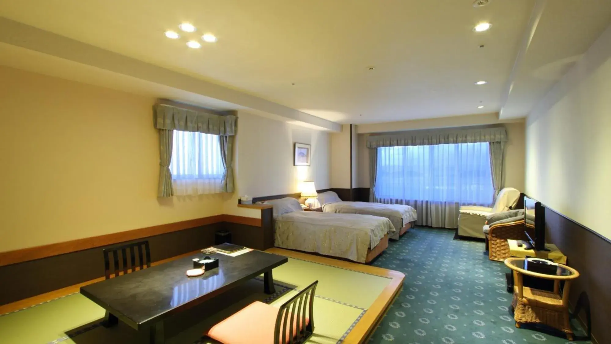 Superior Twin Room with Sea View in Yanagiya Superior Twin Room with Sea View in Yanagiya