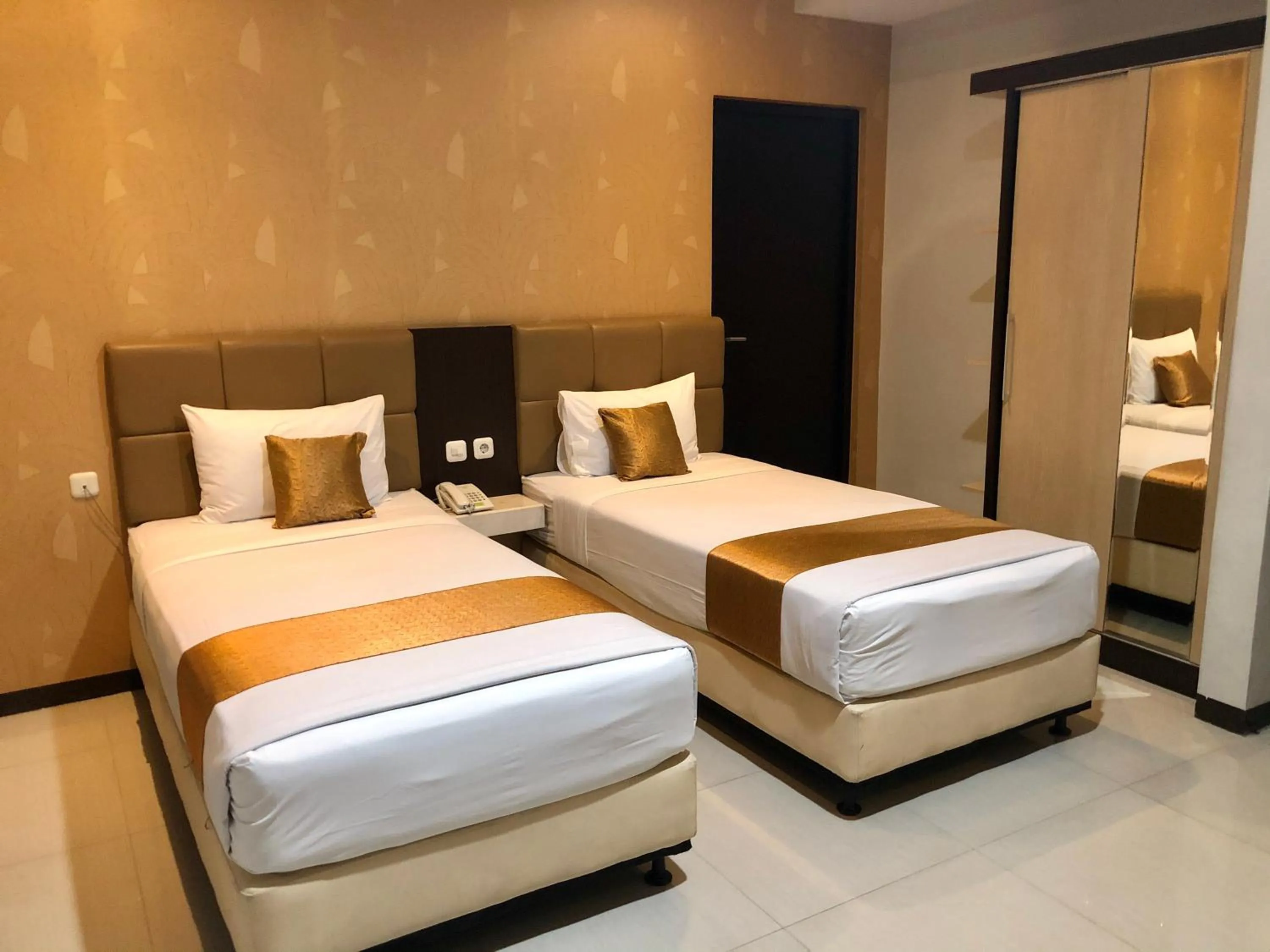 Bed in Kana Citra Guesthouse