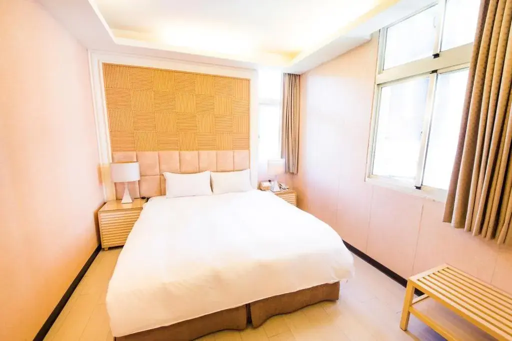 Bed in AOIKE Hot Spring Hotel Bed in AOIKE Hot Spring Hotel