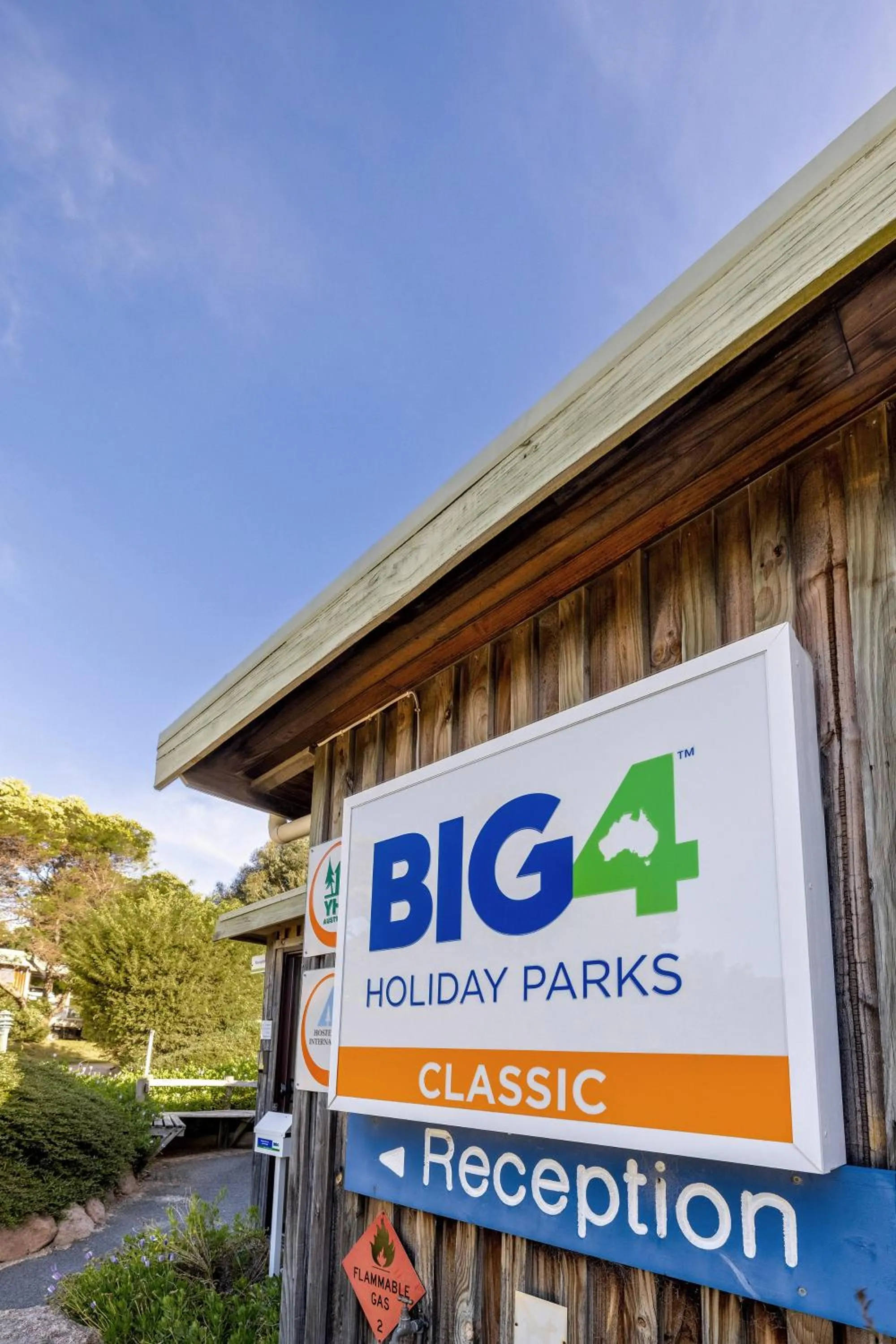 Parking in BIG4 Iluka on Freycinet