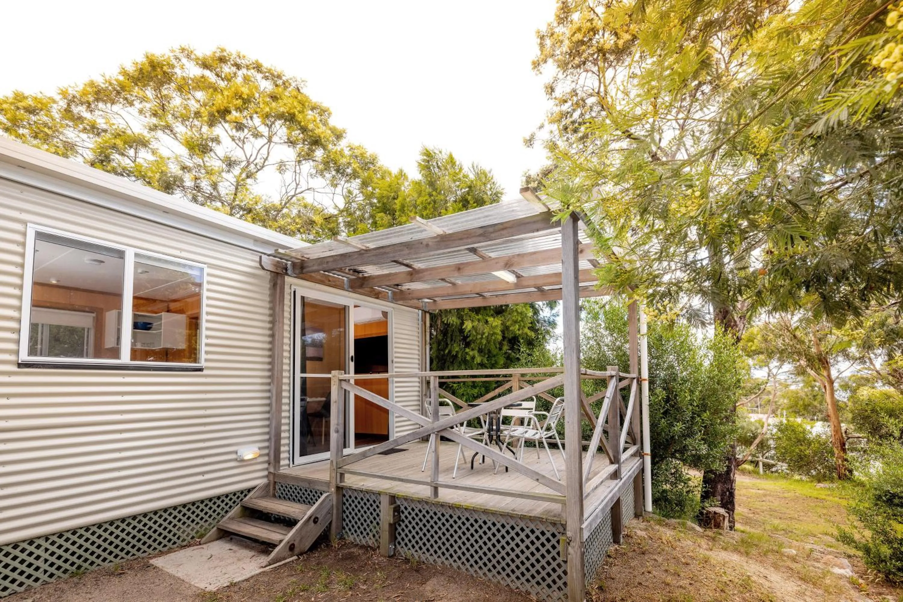 Balcony/Terrace in BIG4 Iluka on Freycinet