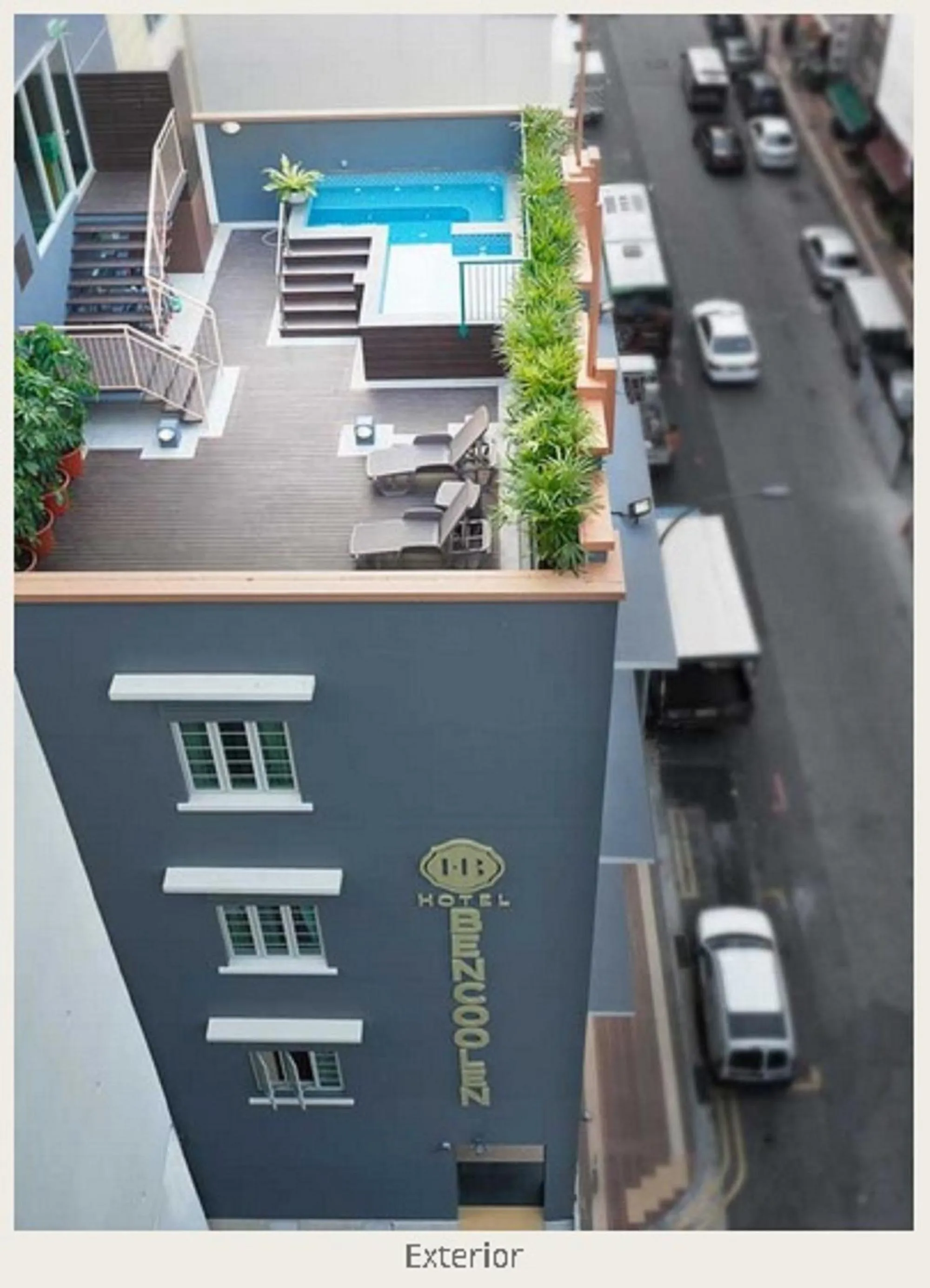 Balcony/Terrace in Hotel Bencoolen at Hong Kong Street