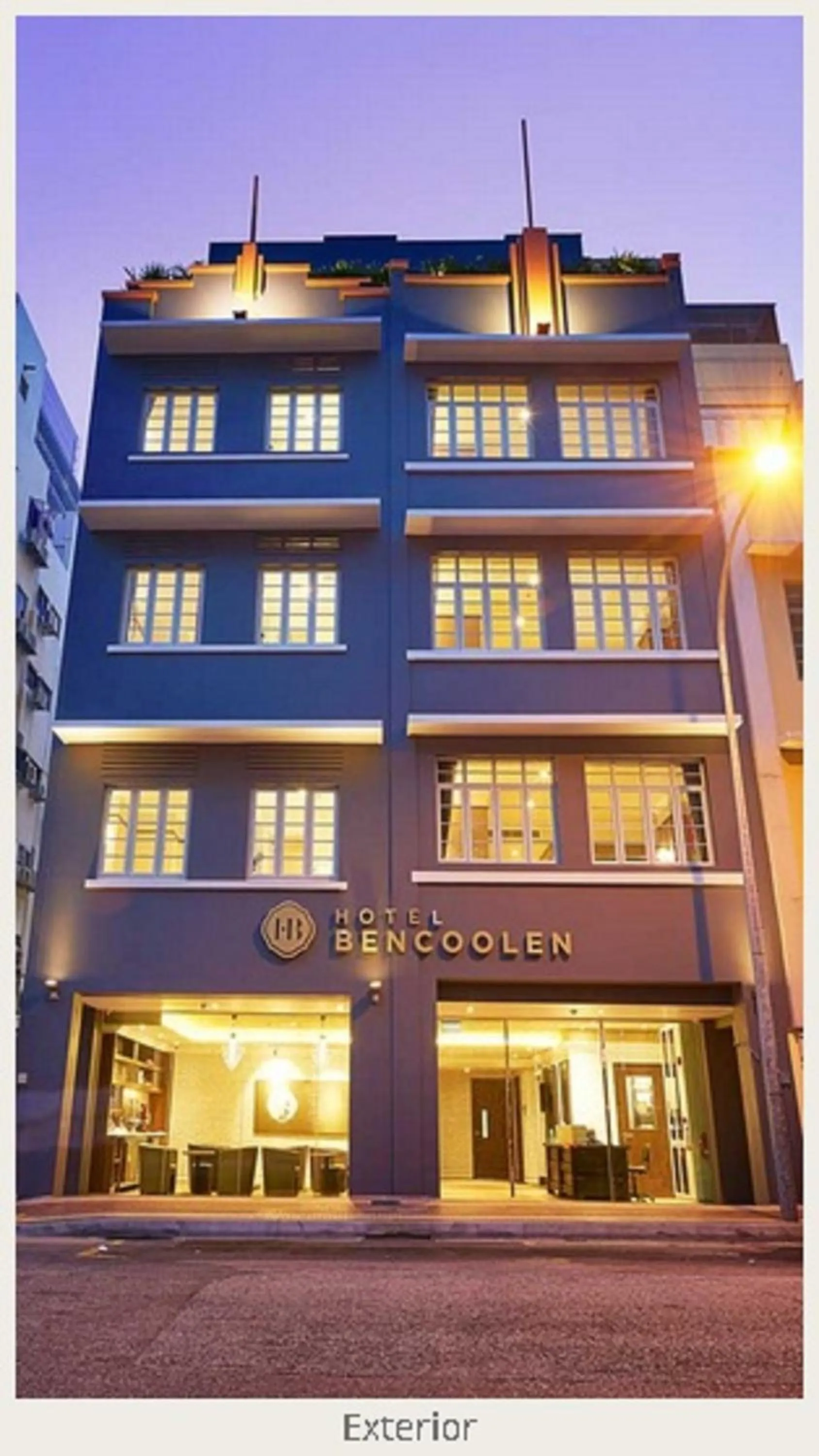 Property building in Hotel Bencoolen at Hong Kong Street