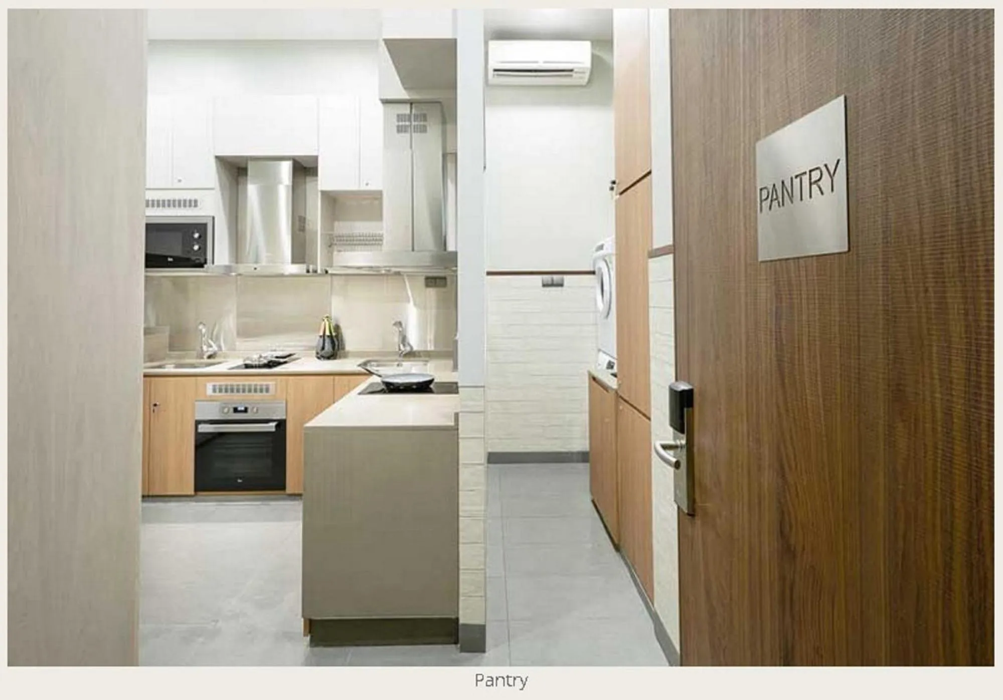 Kitchen or kitchenette in Hotel Bencoolen at Hong Kong Street