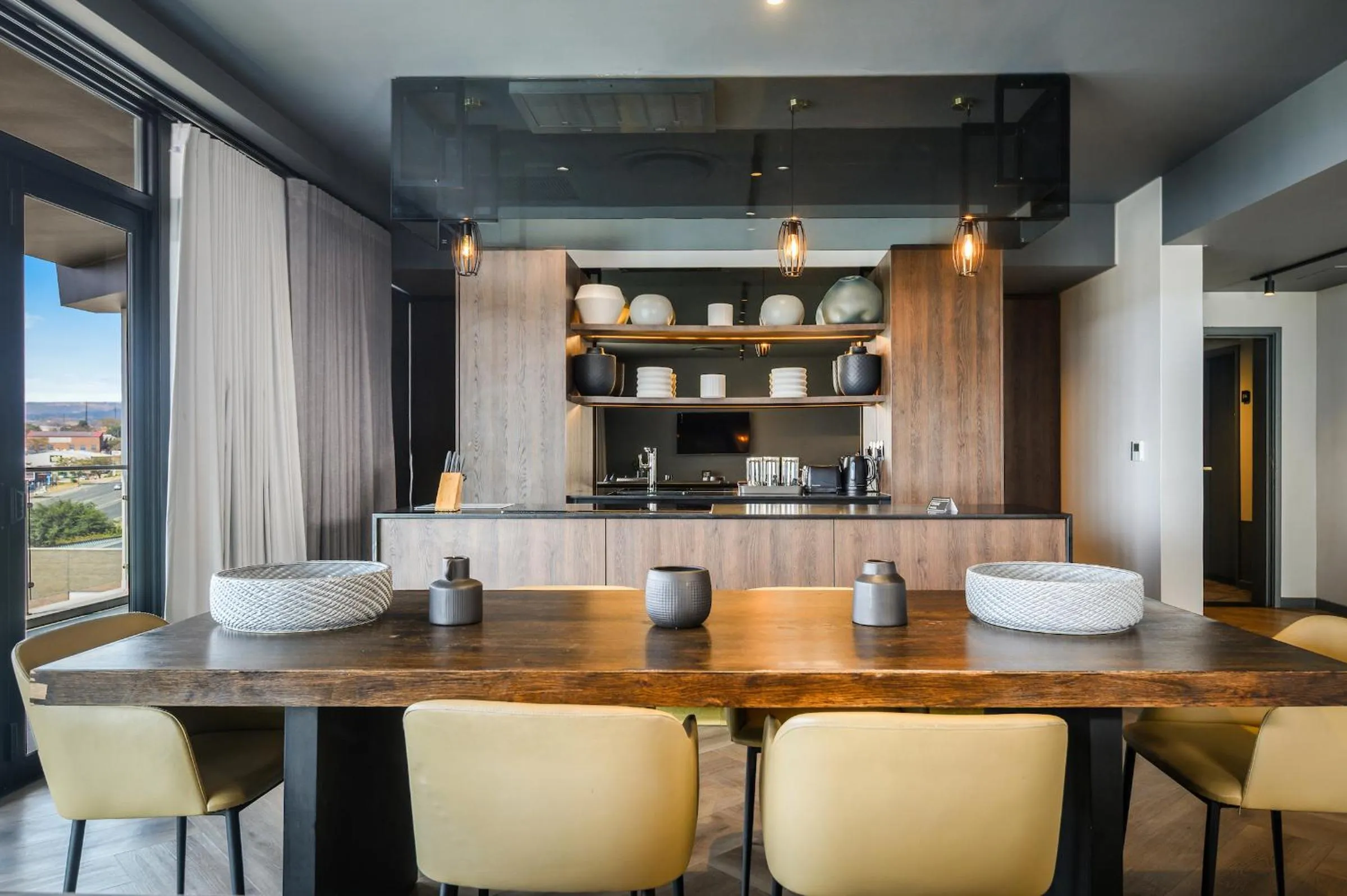 Dining area in The Capital Boardwalk