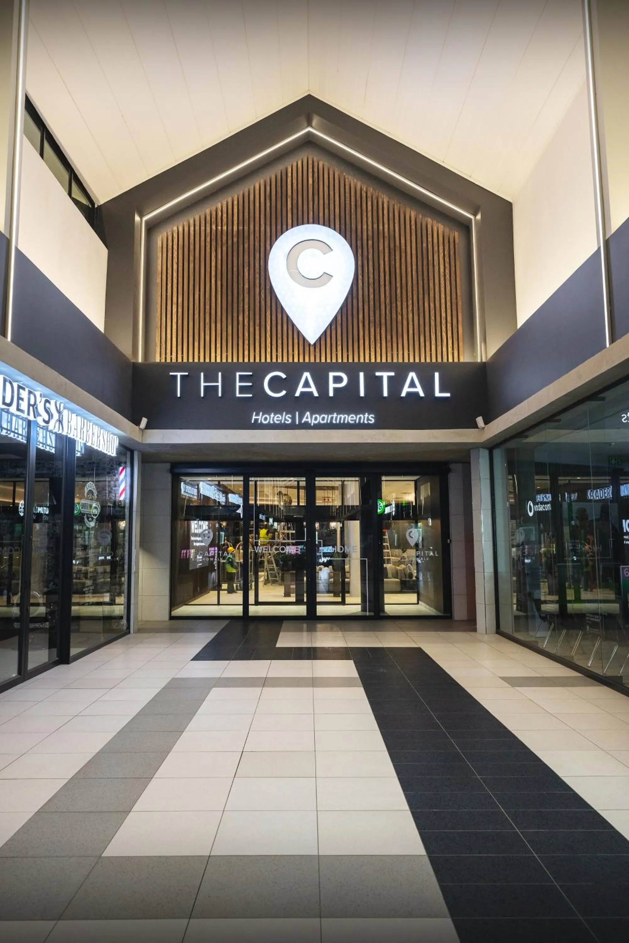 Facade/entrance in The Capital Boardwalk