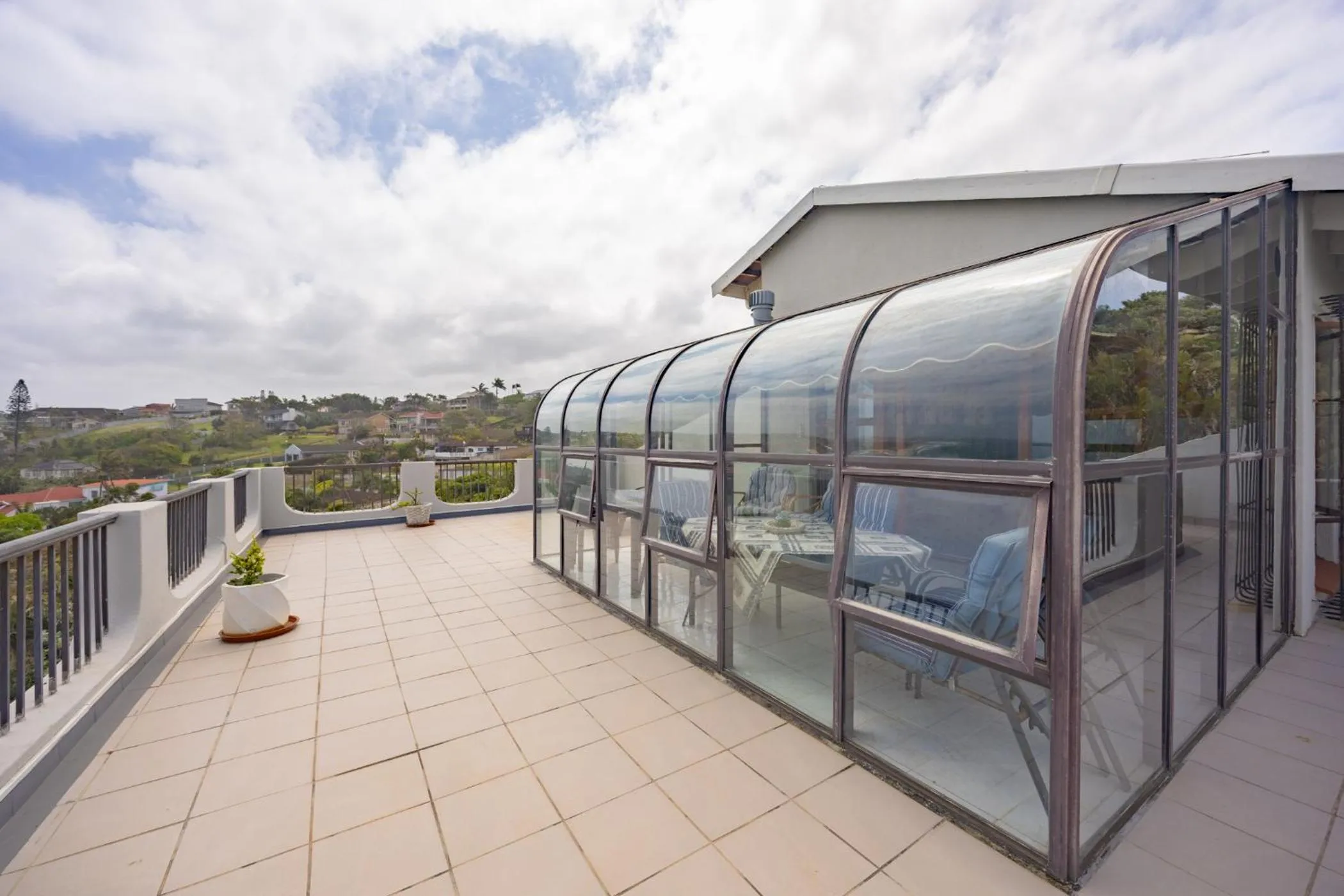Balcony/Terrace in Beachcomber Bay Guest House In South Africa