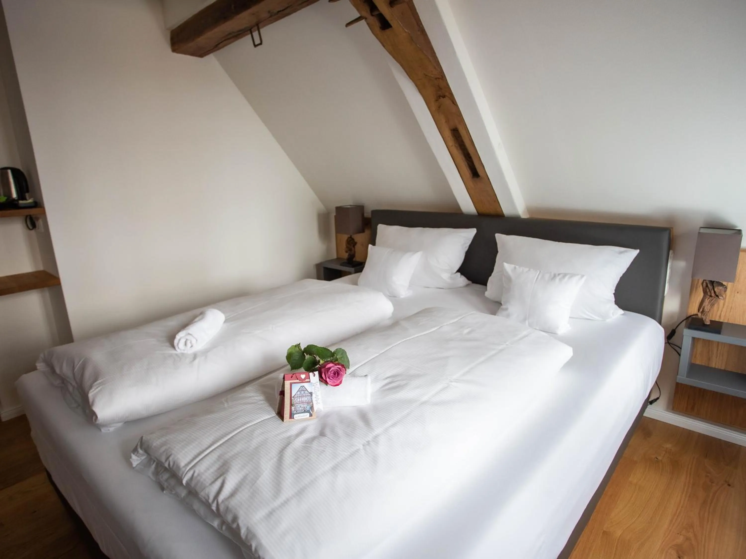 Photo of the whole room, Bed in Altstadthotel Treysa