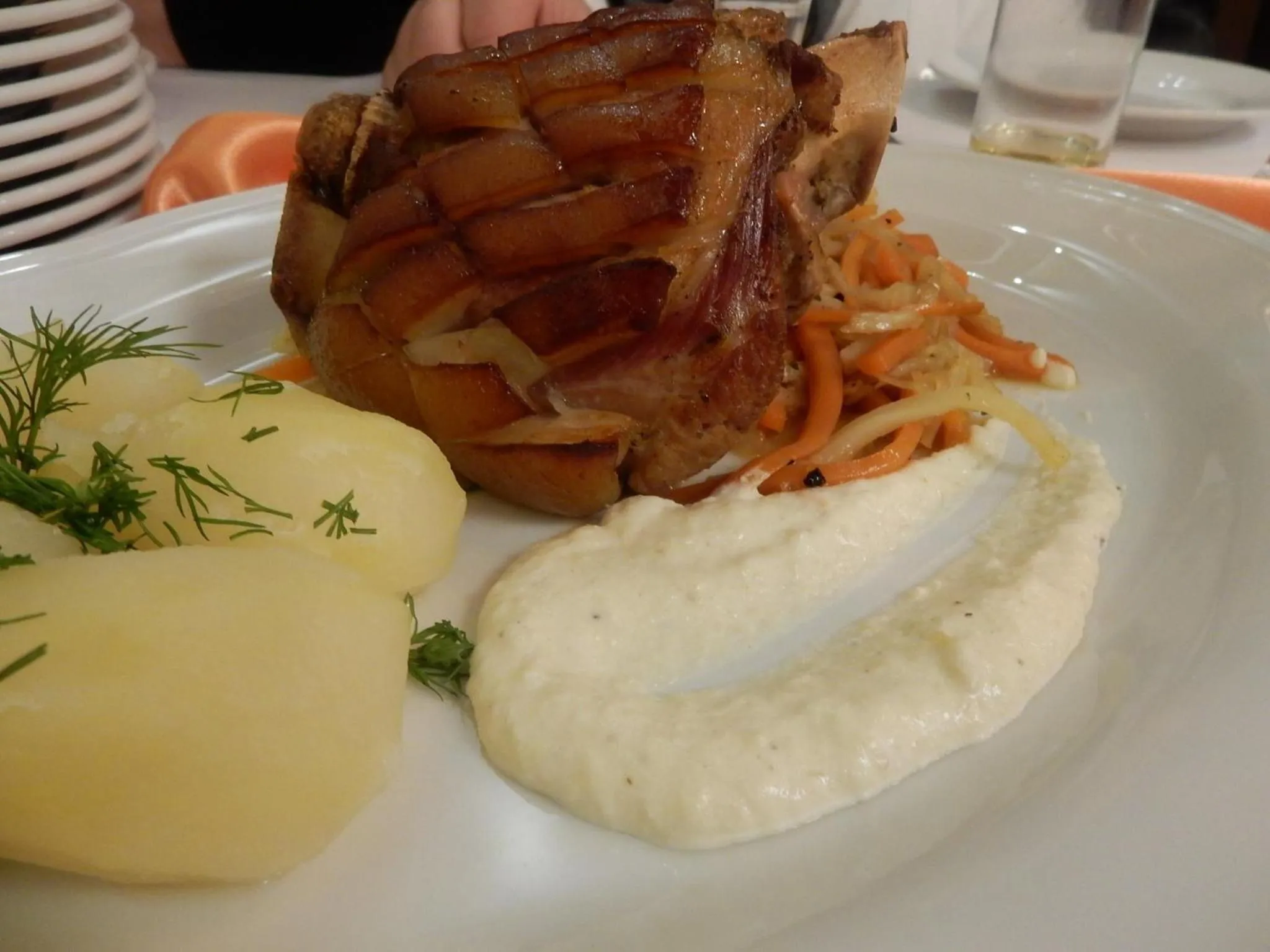 Food close-up in Hotel Korona