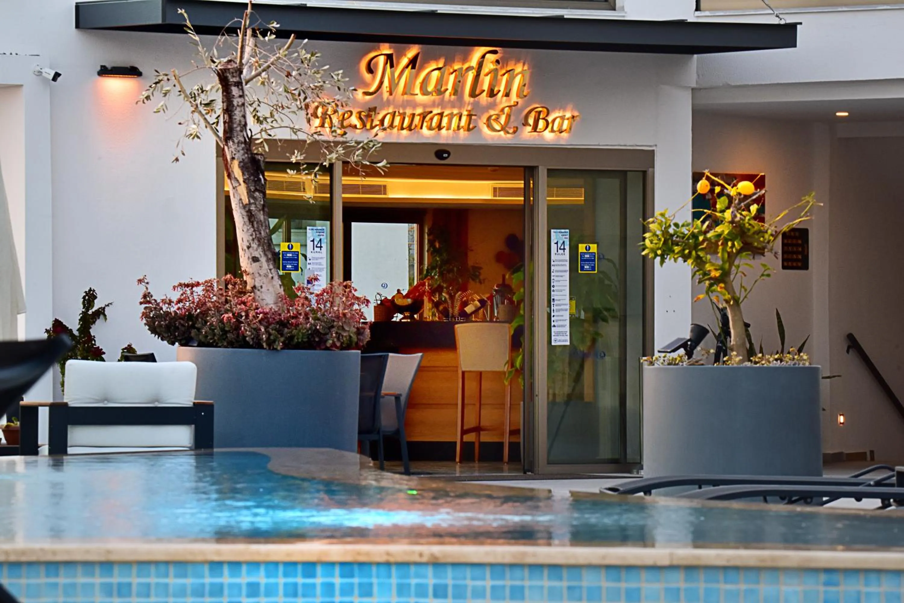 Restaurant/places to eat in Jasmin Elite Residence & SPA