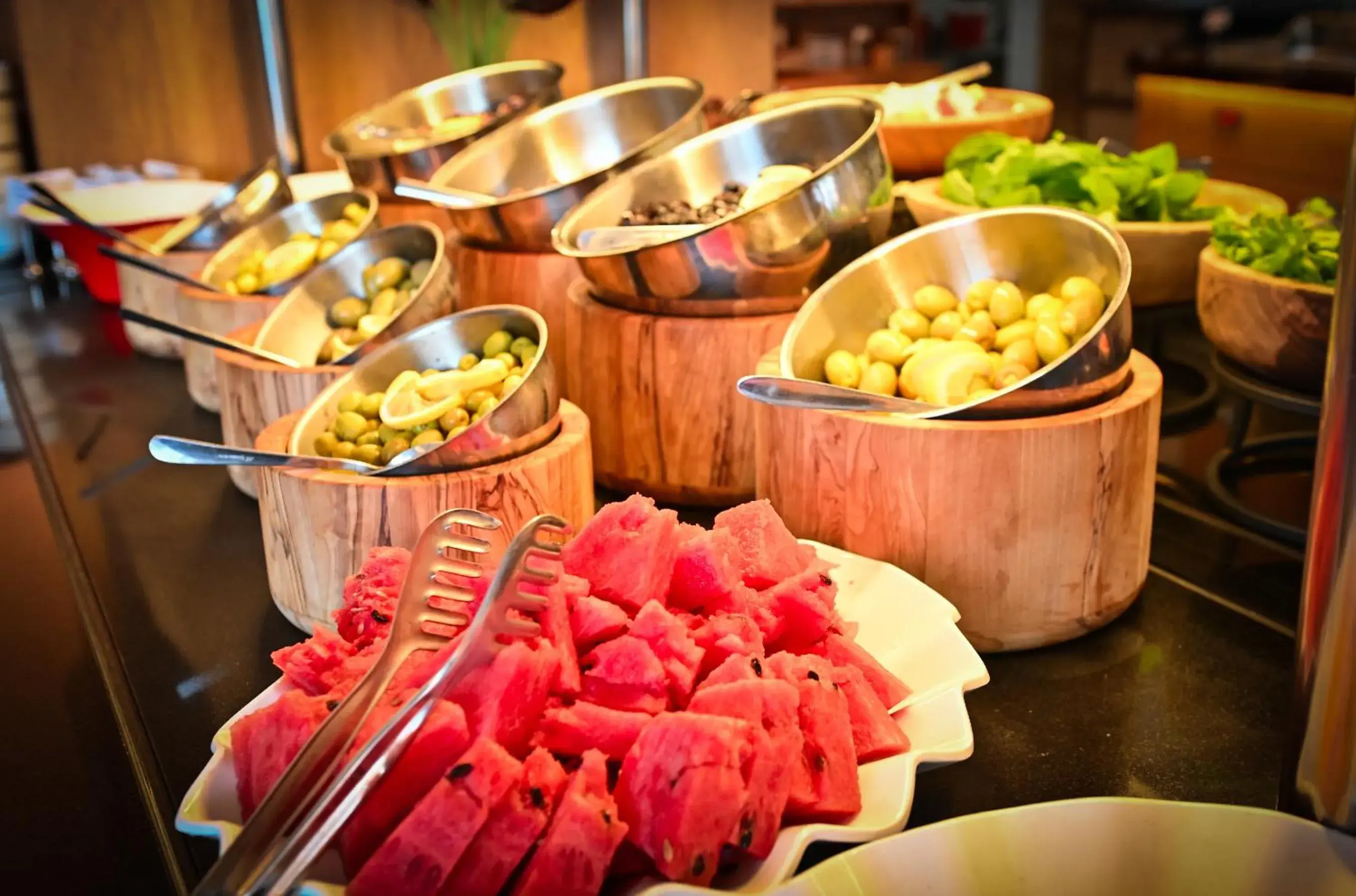 Buffet breakfast in Jasmin Elite Residence & SPA Buffet breakfast in Jasmin Elite Residence & SPA