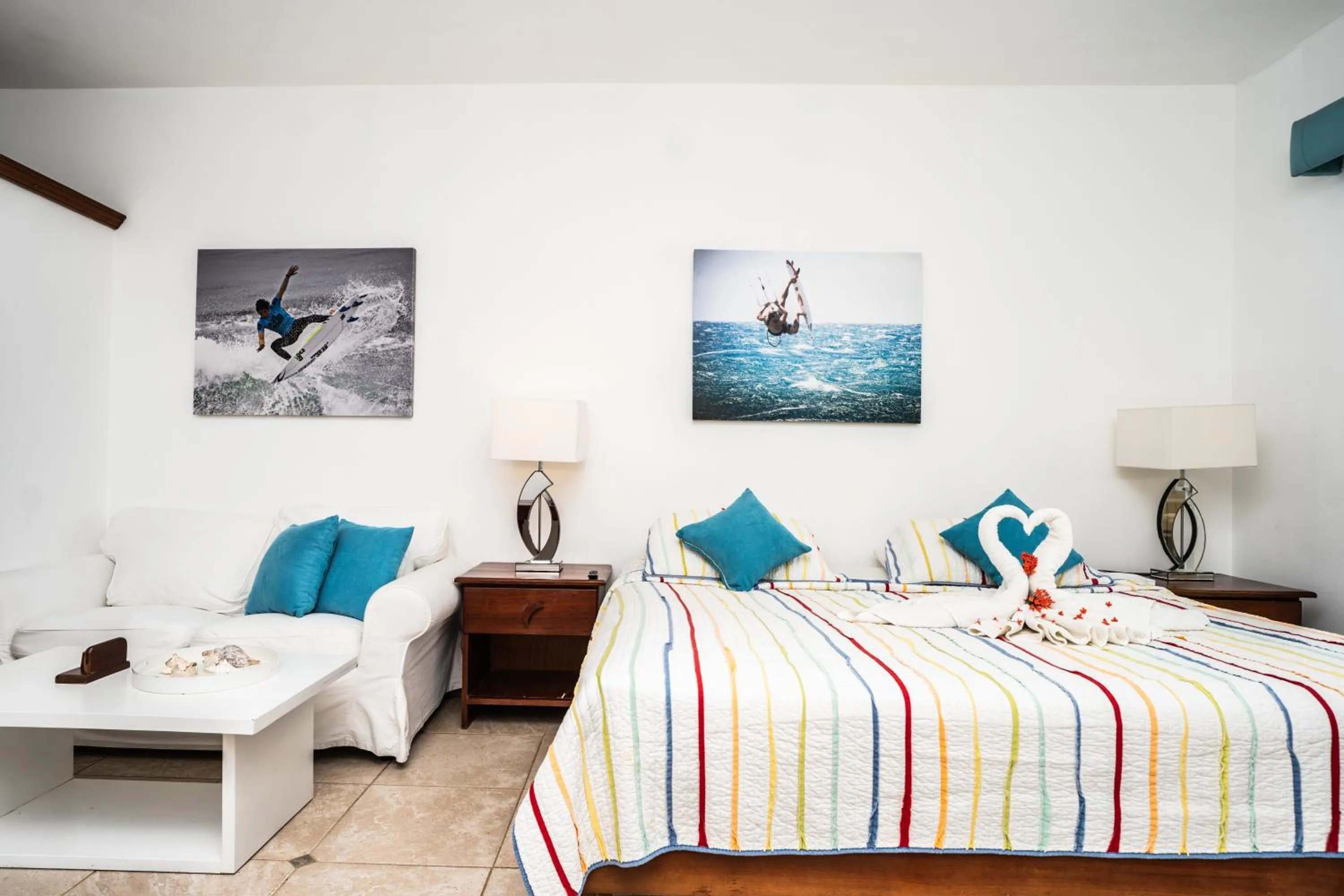 Bed in Agualina Kite Hotel